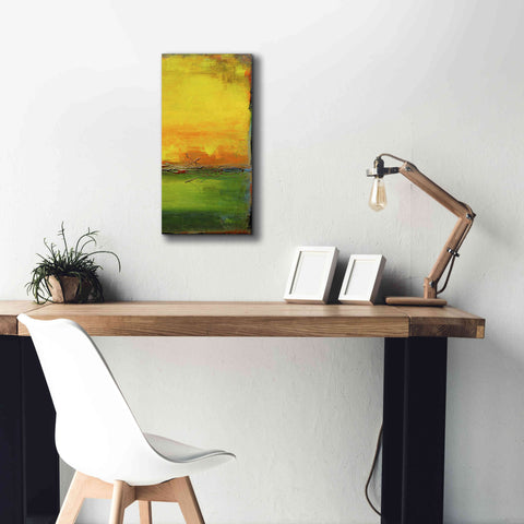 'Lime Wire II' by Erin Ashley, Giclee Canvas Wall Art,12x24