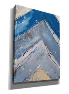 'Blue Zag I' by Erin Ashley, Giclee Canvas Wall Art