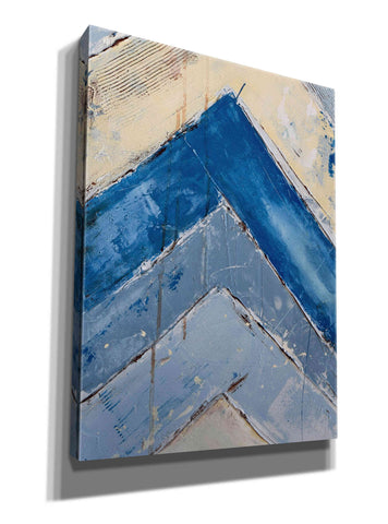 Image of 'Blue Zag II' by Erin Ashley, Giclee Canvas Wall Art