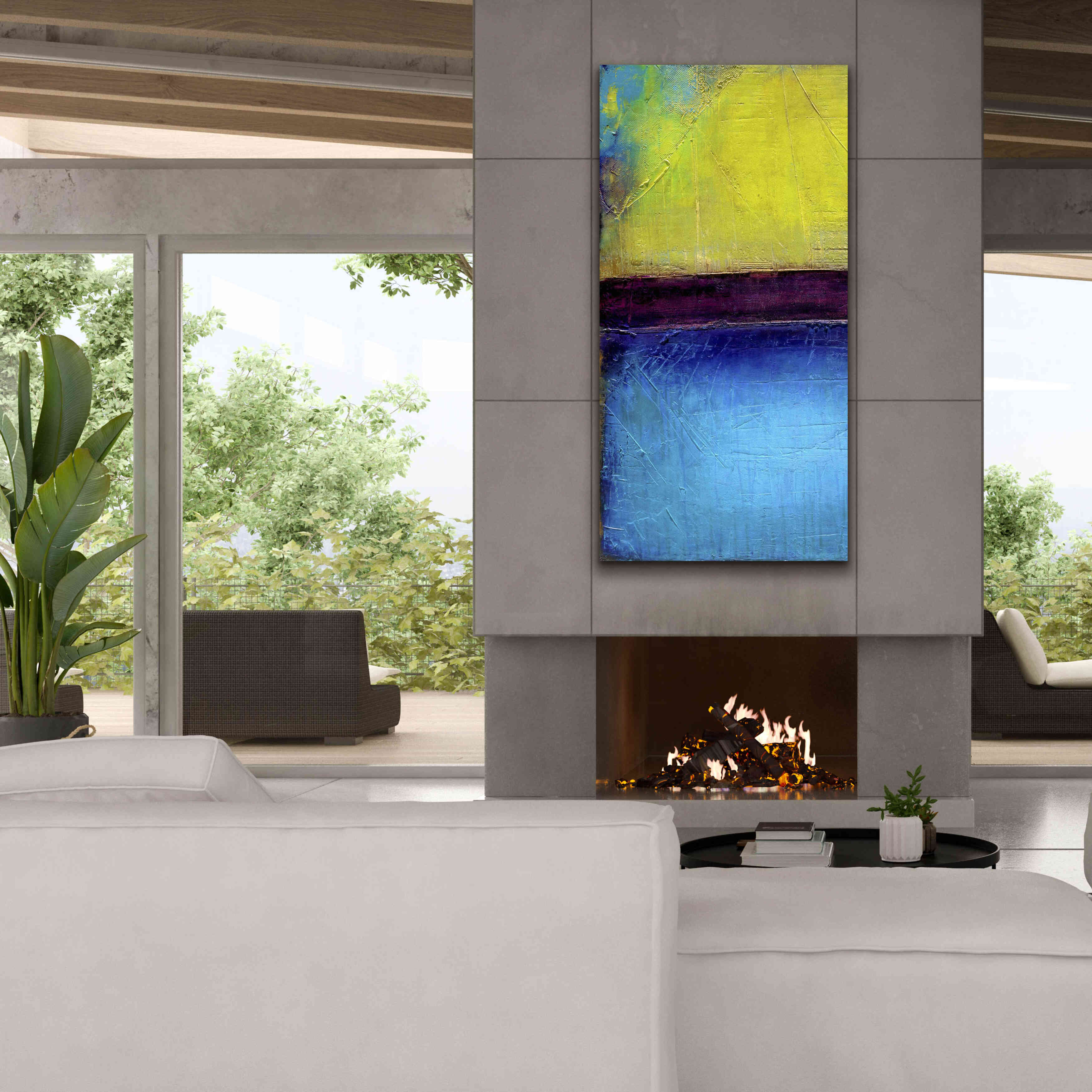 'Montego Bay I' by Erin Ashley, Giclee Canvas Wall Art,30x60