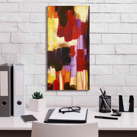 Image of 'Raspberry Beret I' by Erin Ashley, Giclee Canvas Wall Art,12x24