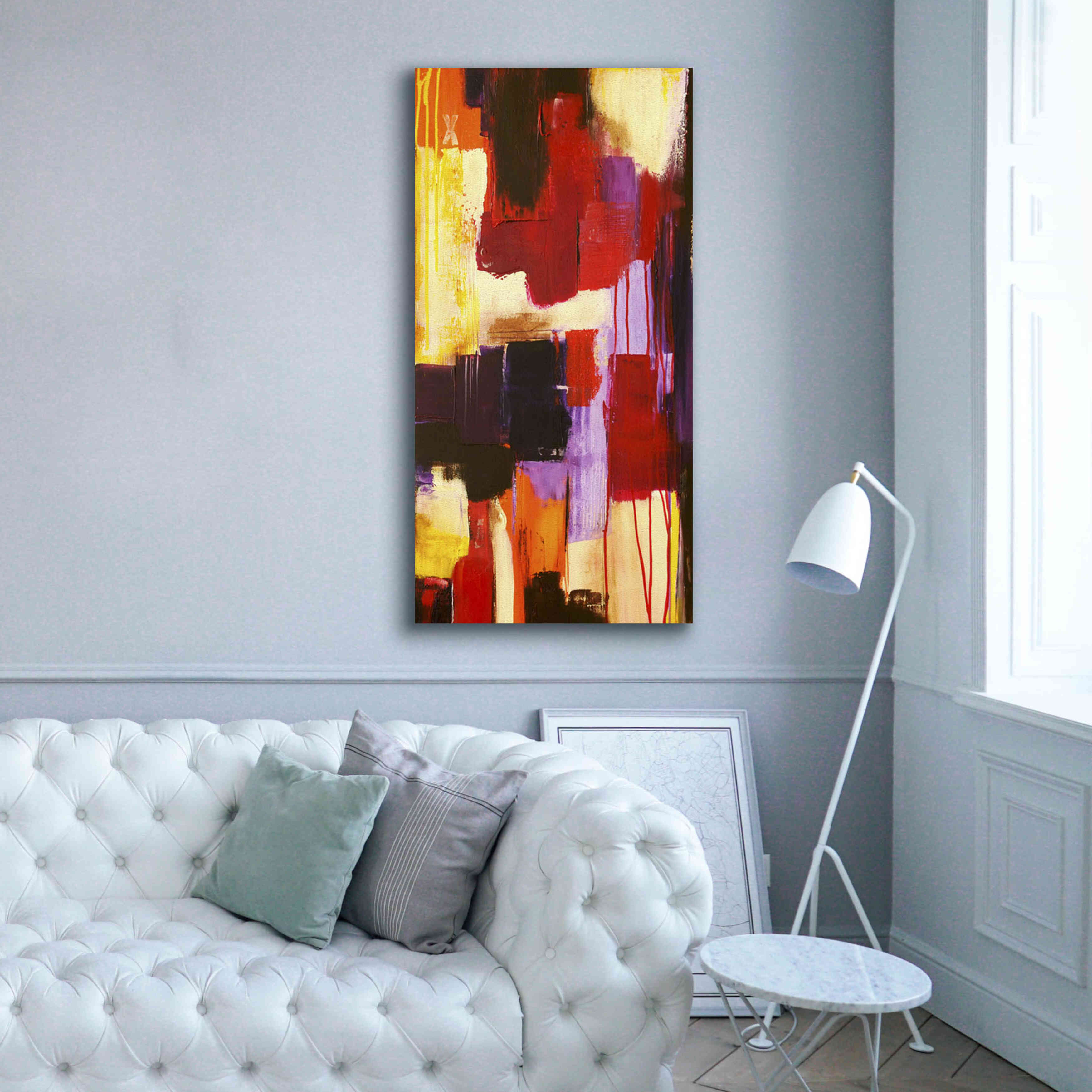 'Raspberry Beret I' by Erin Ashley, Giclee Canvas Wall Art,30x60
