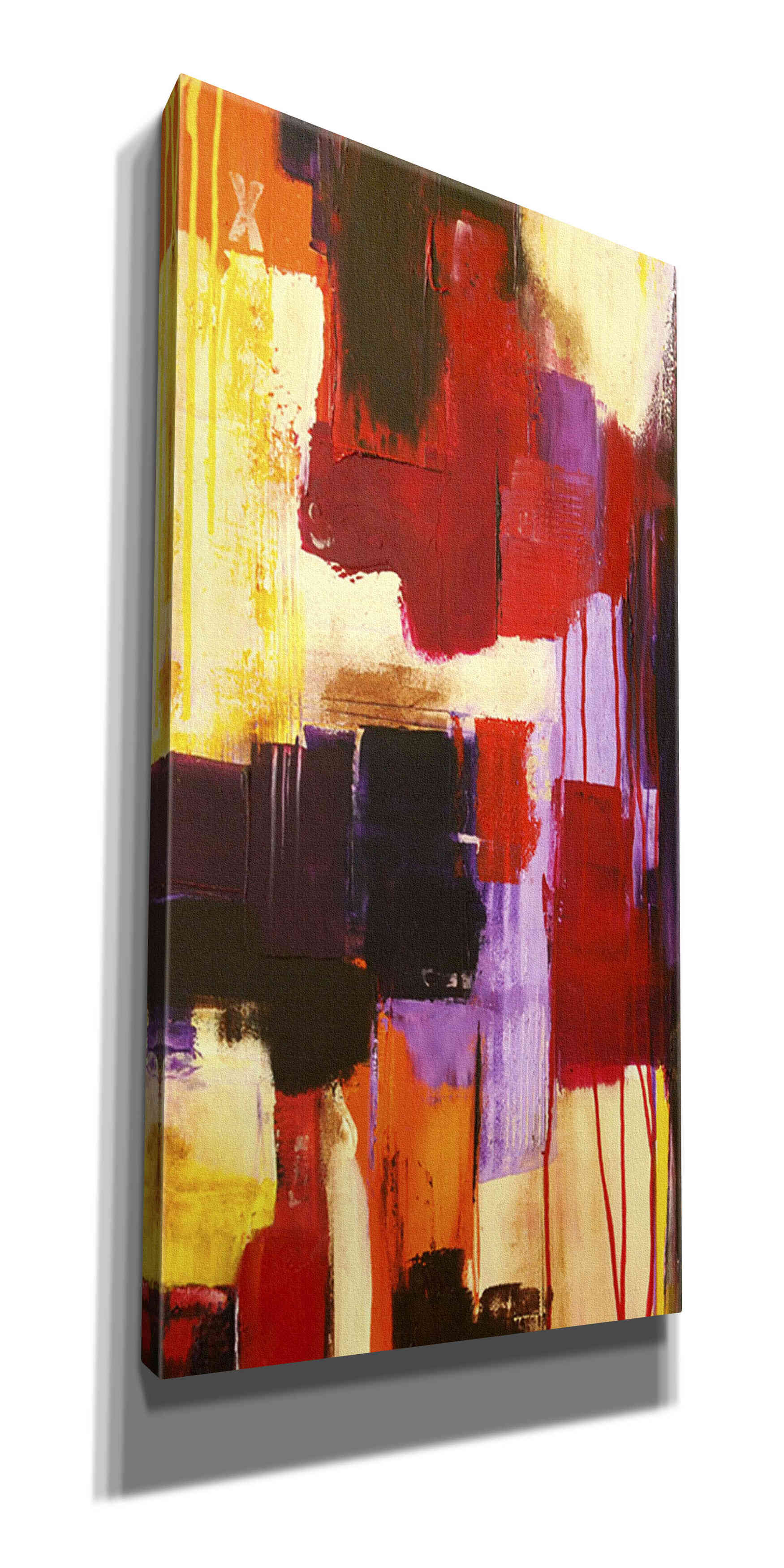 'Raspberry Beret I' by Erin Ashley, Giclee Canvas Wall Art