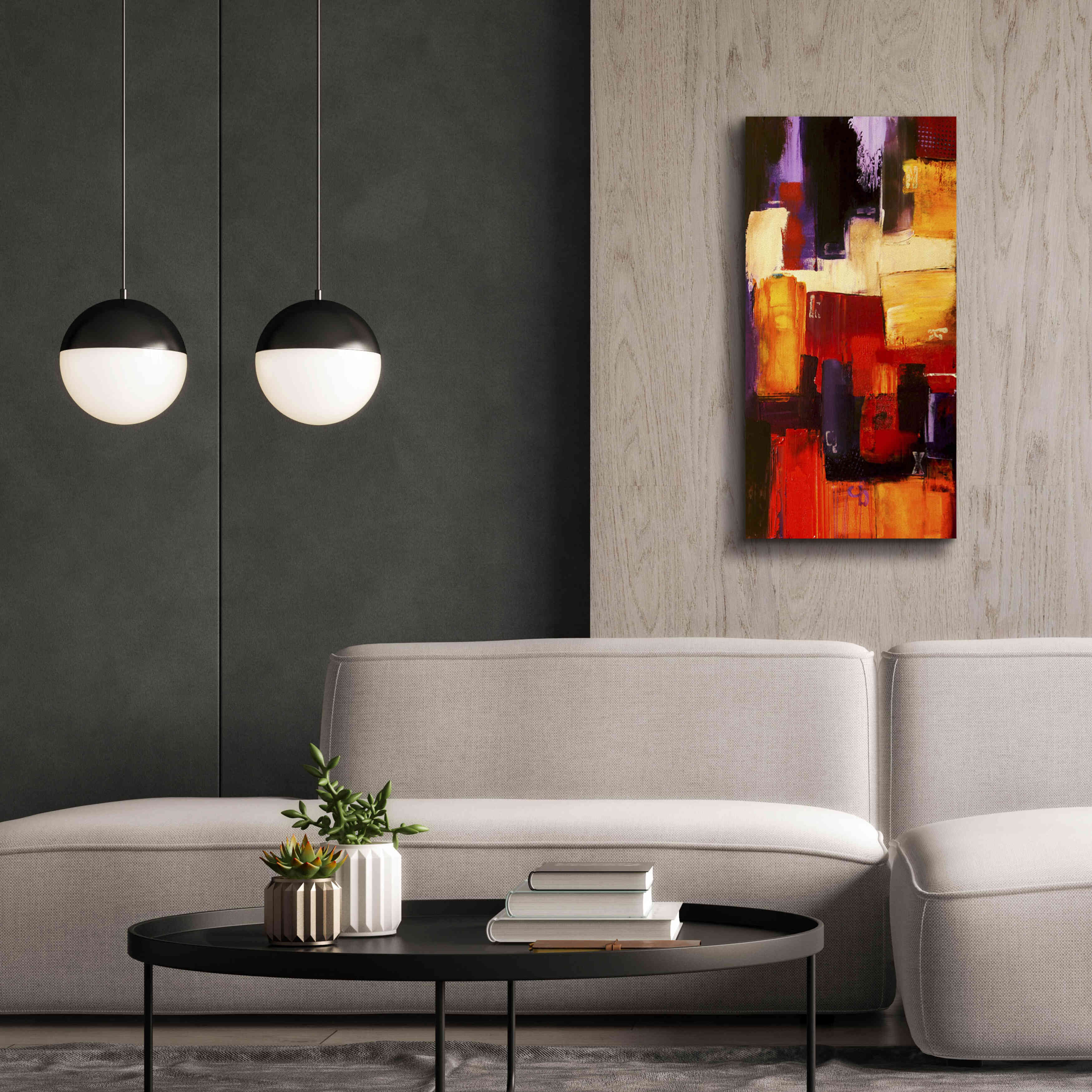 'Raspberry Beret II' by Erin Ashley, Giclee Canvas Wall Art,20x40