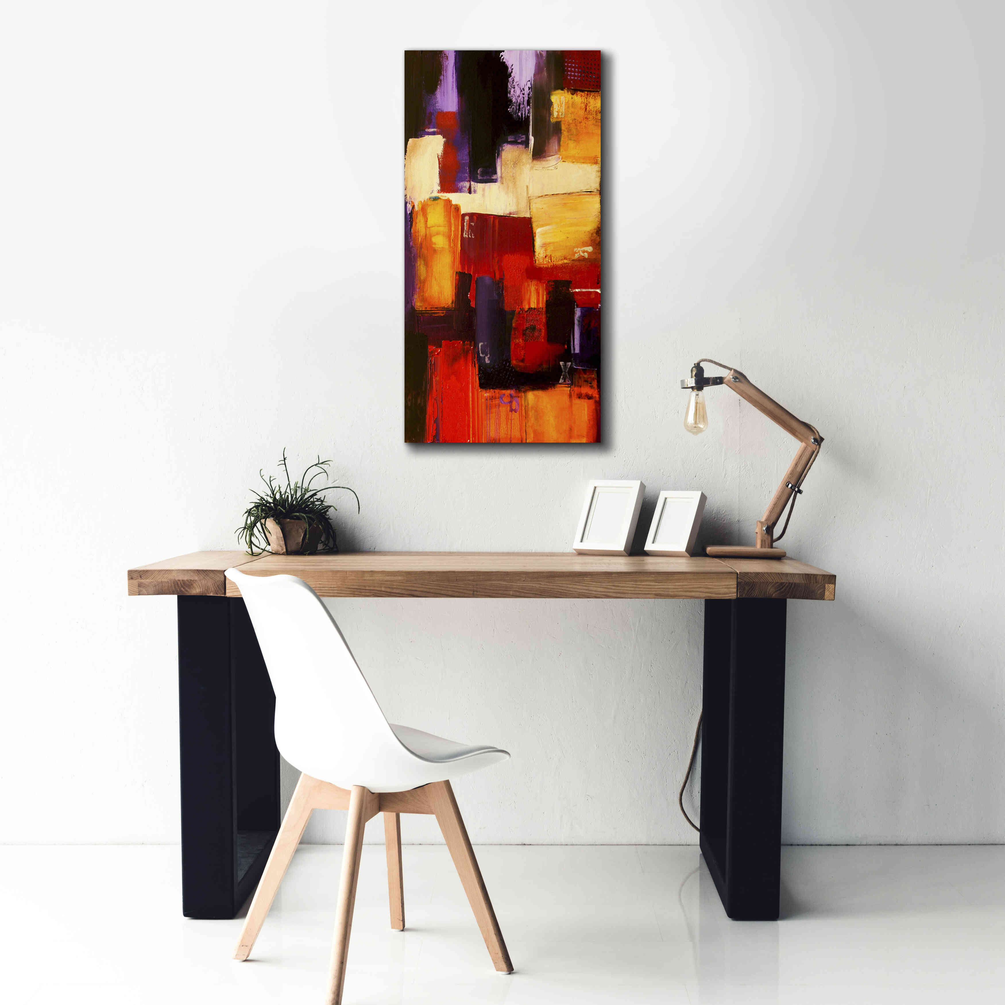 'Raspberry Beret II' by Erin Ashley, Giclee Canvas Wall Art,20x40