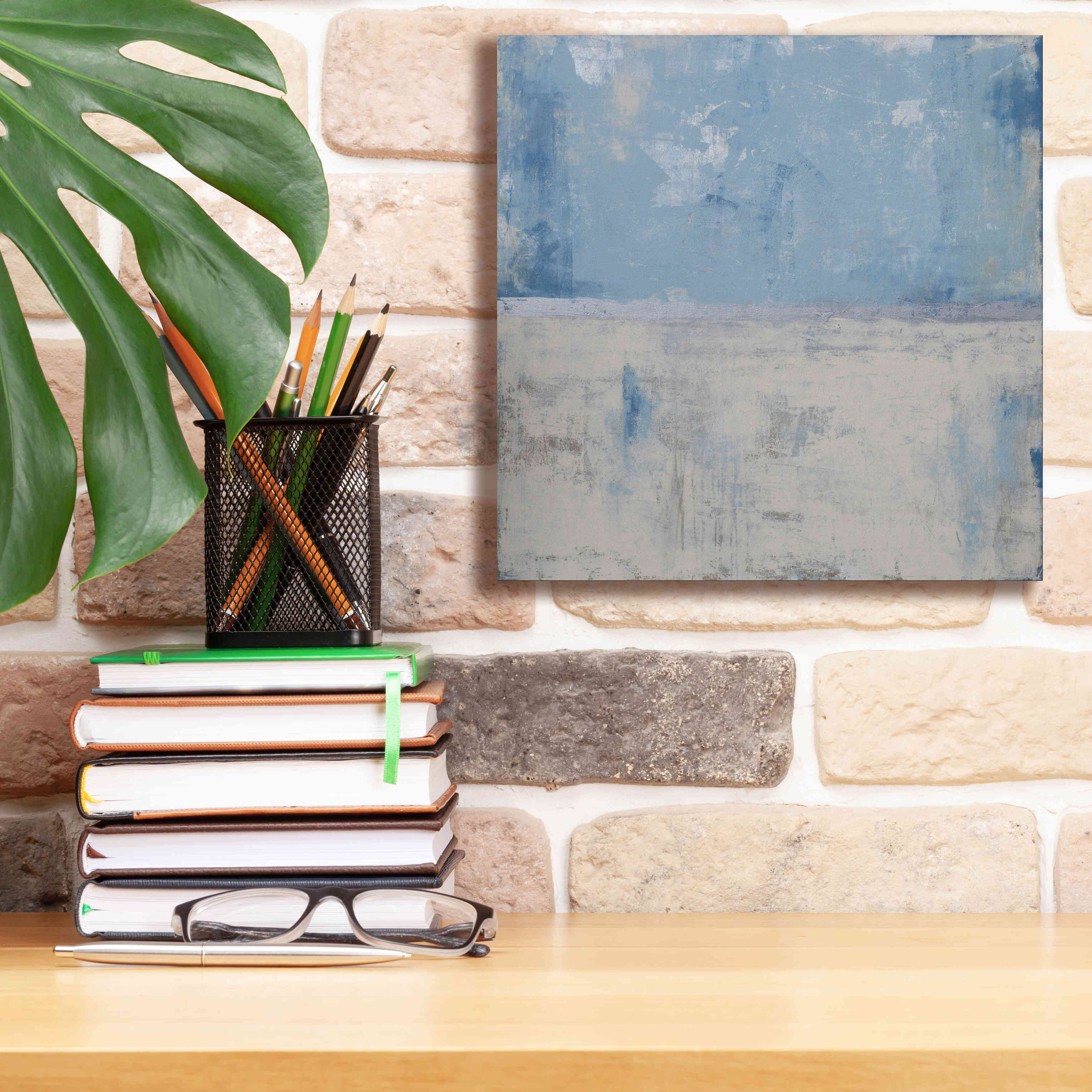 'Silver Aura' by Erin Ashley, Giclee Canvas Wall Art,12x12