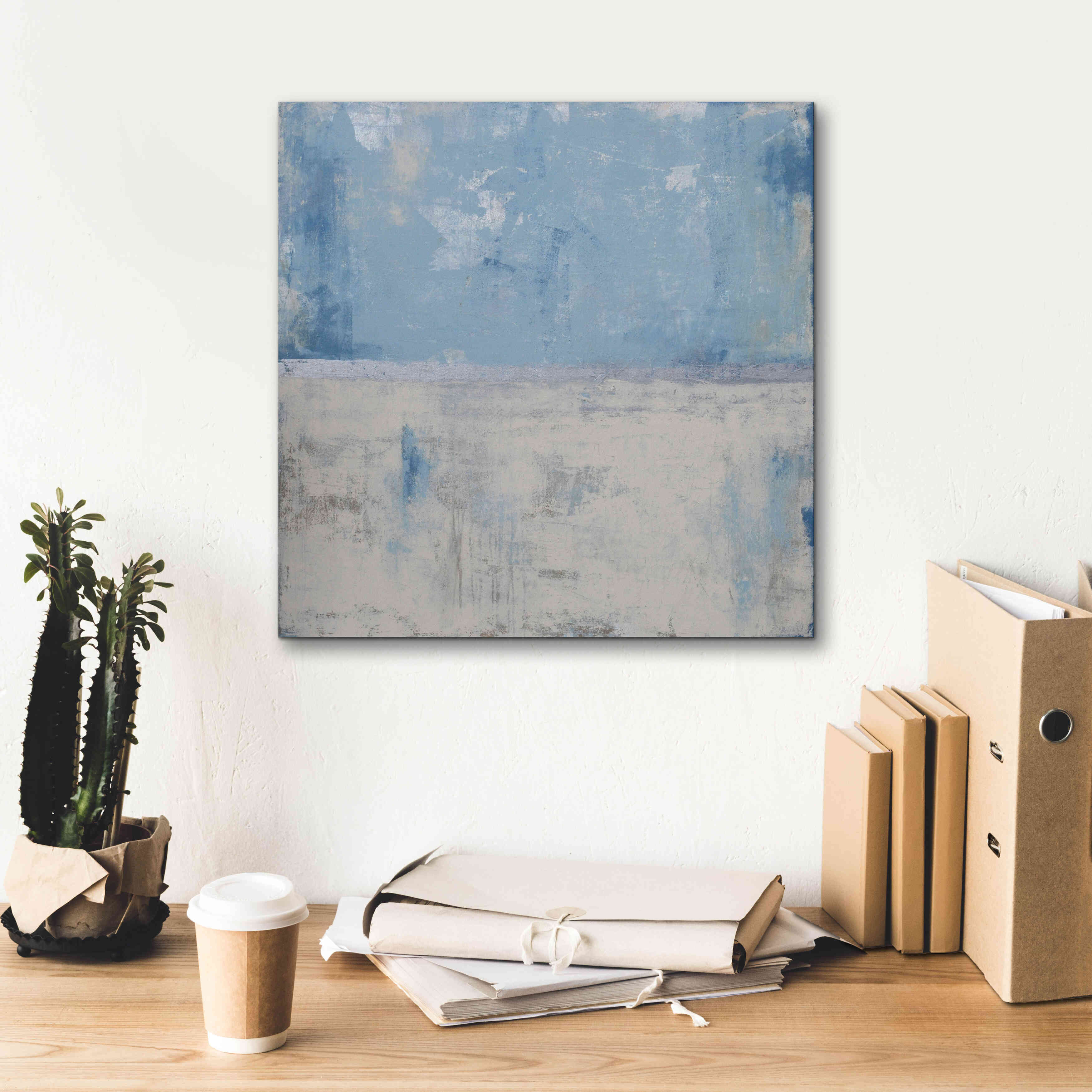 'Silver Aura' by Erin Ashley, Giclee Canvas Wall Art,18x18