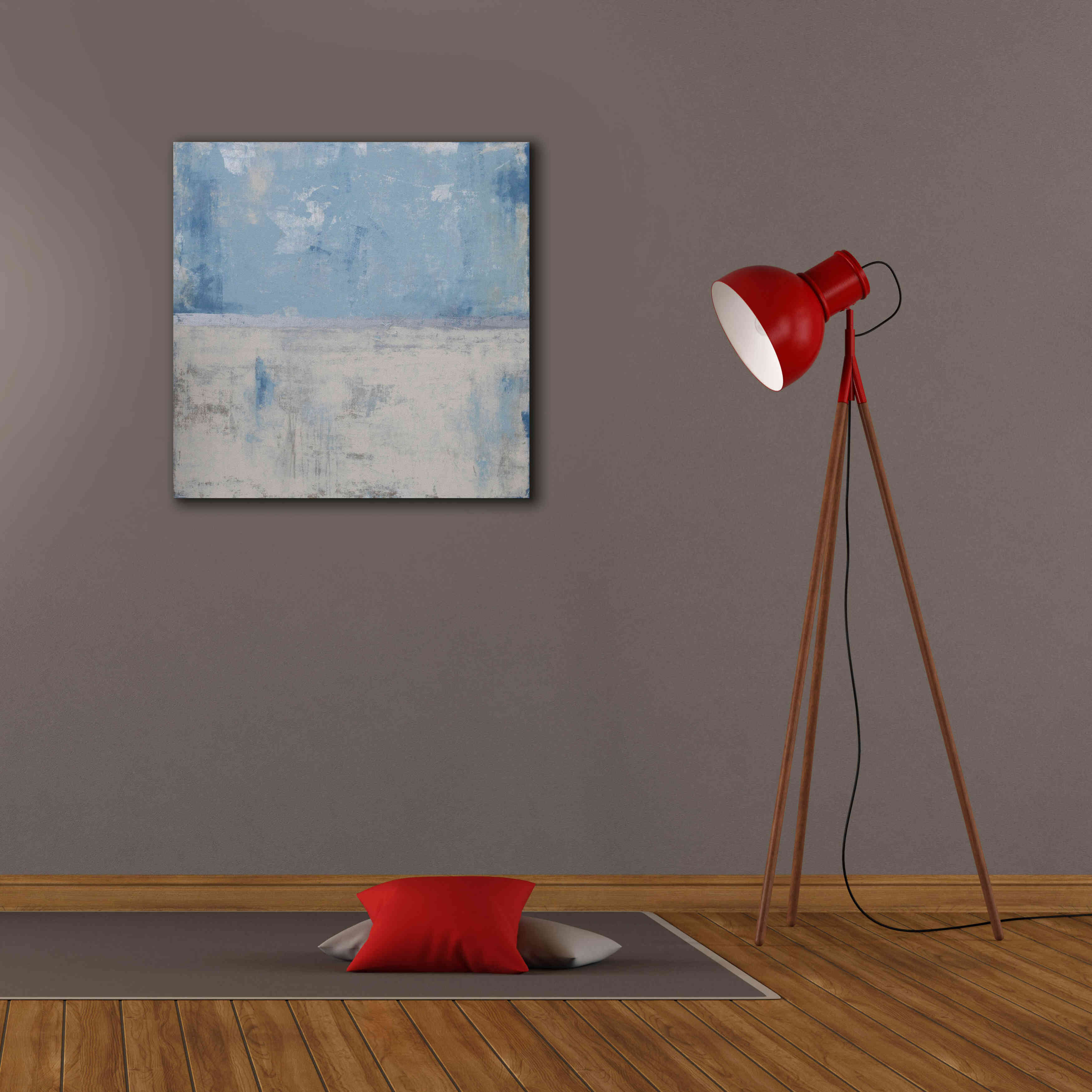 'Silver Aura' by Erin Ashley, Giclee Canvas Wall Art,26x26