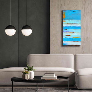 'Blue Jam I' by Erin Ashley, Giclee Canvas Wall Art,20x40