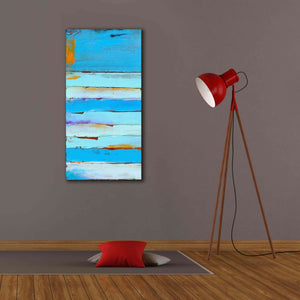 'Blue Jam I' by Erin Ashley, Giclee Canvas Wall Art,20x40