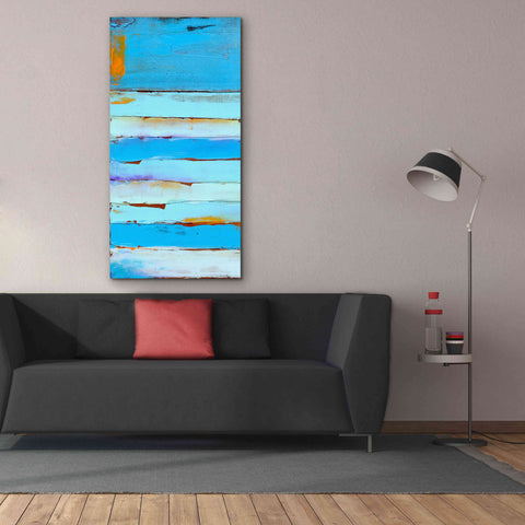 Image of 'Blue Jam I' by Erin Ashley, Giclee Canvas Wall Art,30x60