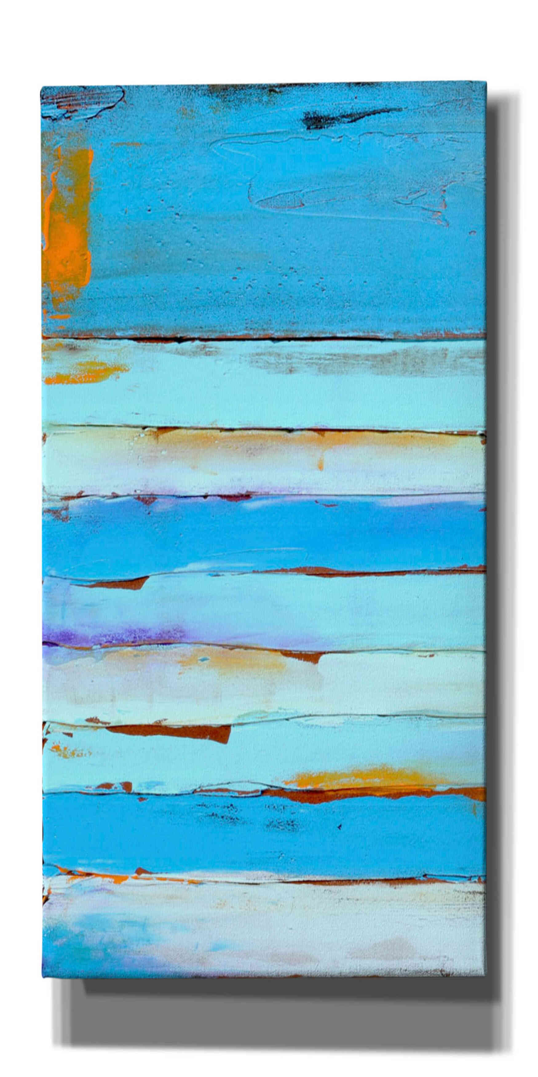 'Blue Jam I' by Erin Ashley, Giclee Canvas Wall Art