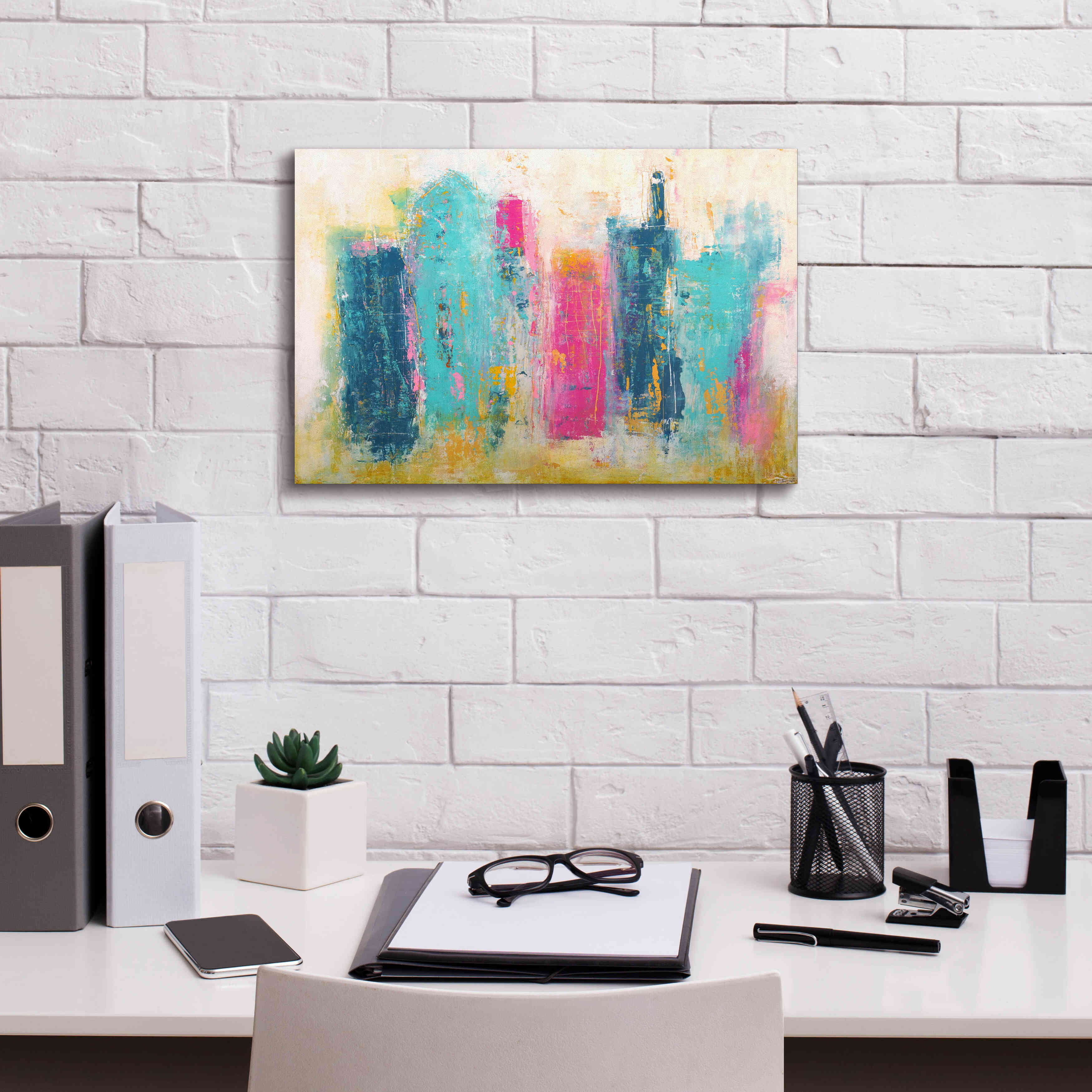 'City Dreams' by Erin Ashley, Giclee Canvas Wall Art,18x12