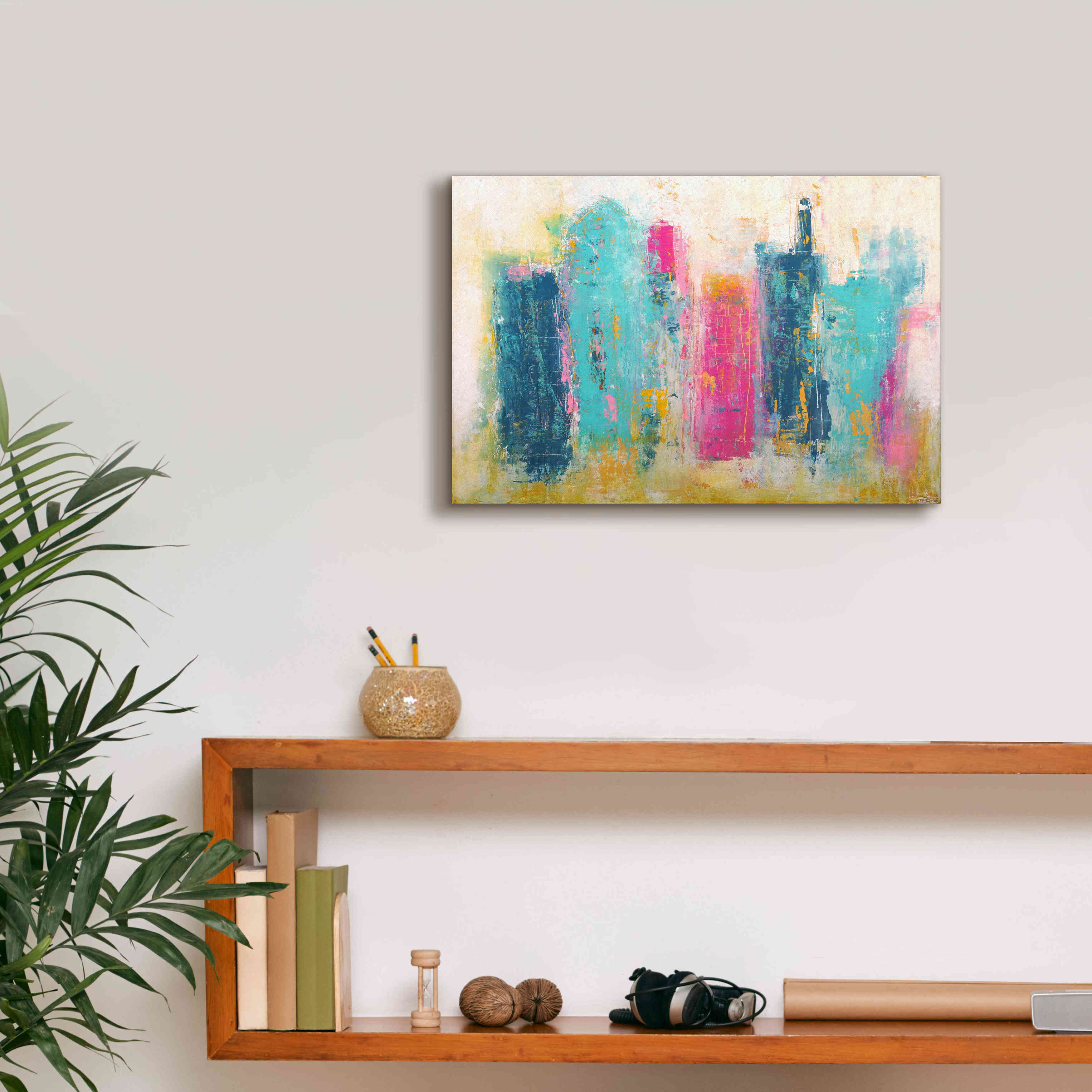 'City Dreams' by Erin Ashley, Giclee Canvas Wall Art,18x12