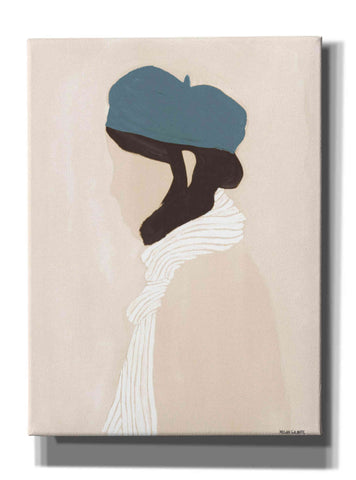 Image of 'Blue Beret' by Megan Galante, Giclee Canvas Wall Art