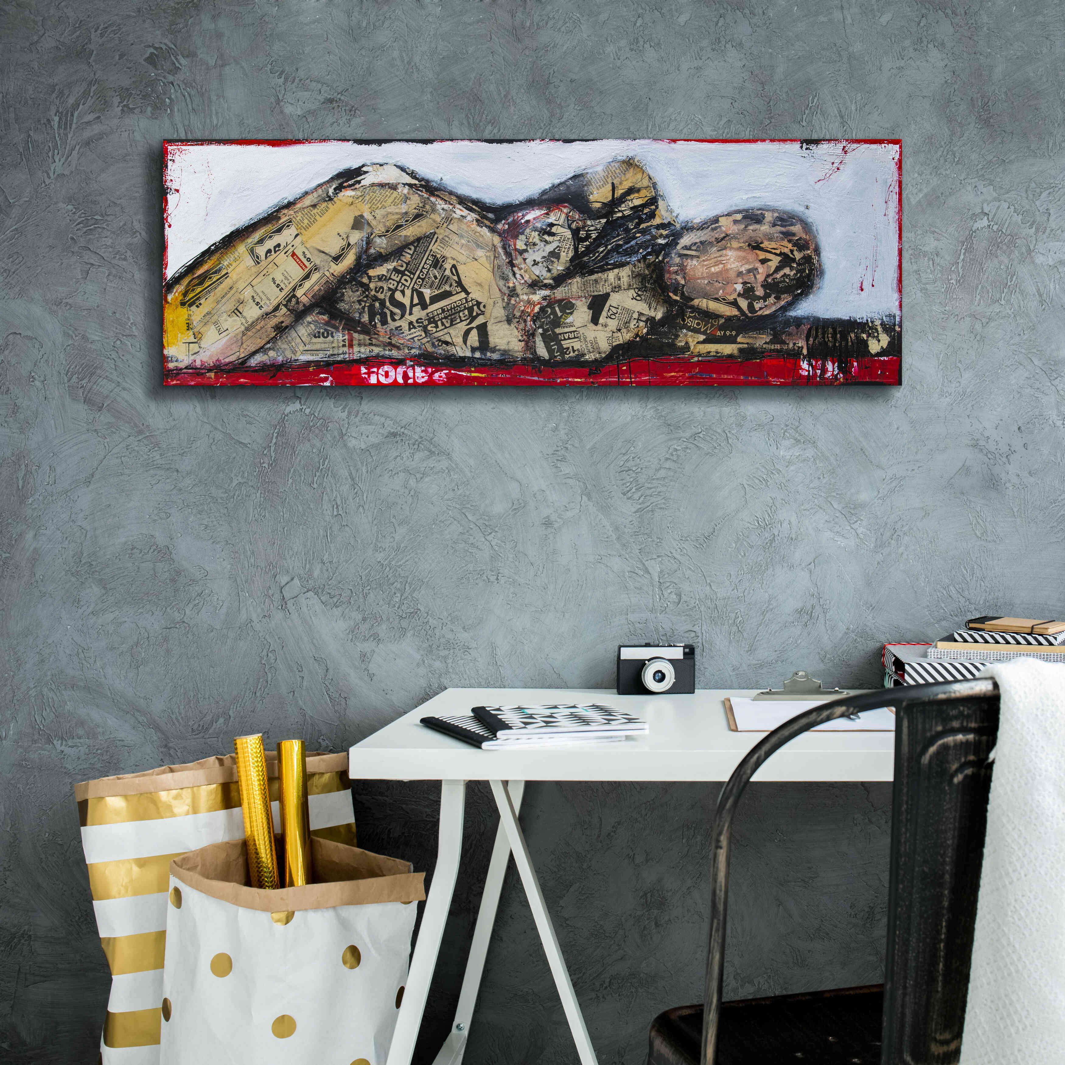 'One More Night' by Erin Ashley, Giclee Canvas Wall Art,36 x 12