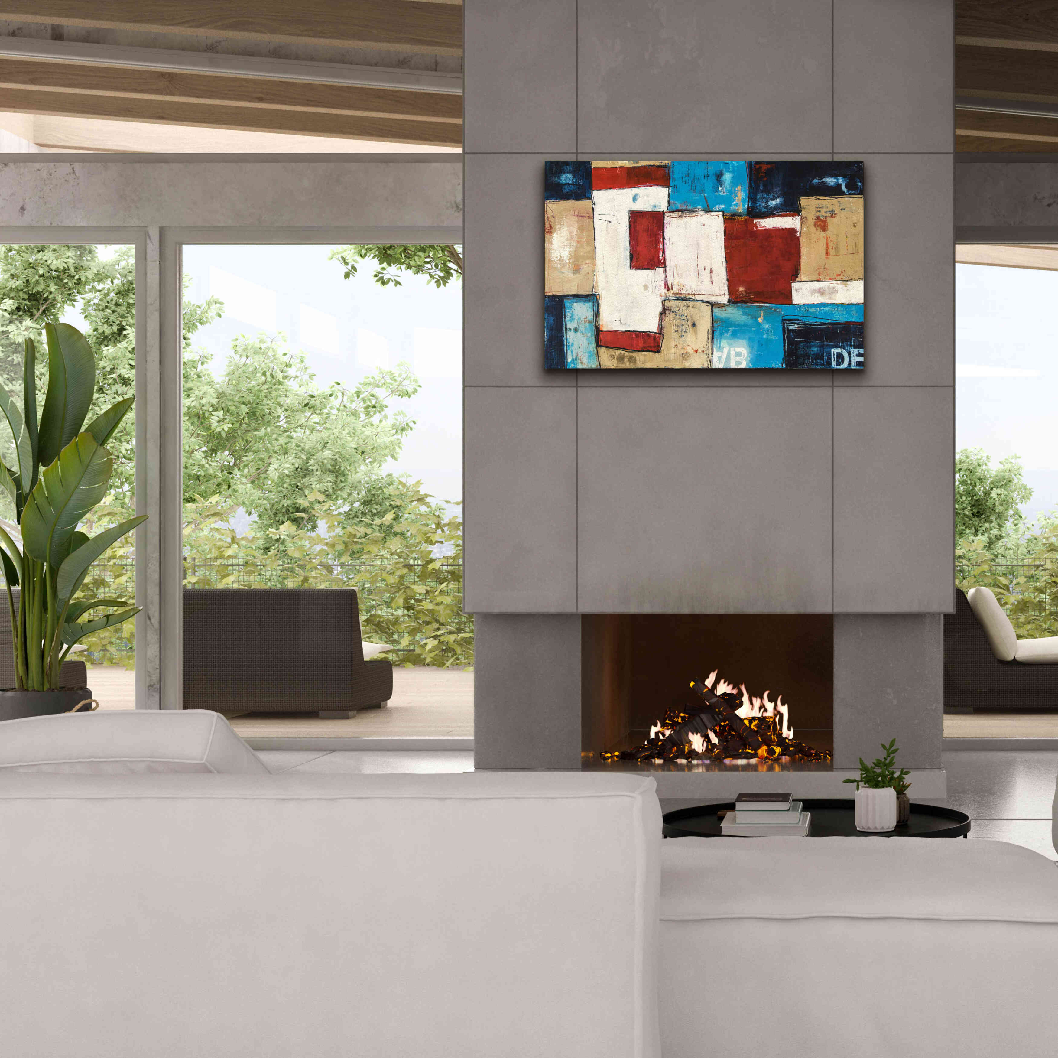 'Patterns' by Erin Ashley, Giclee Canvas Wall Art,40 x 26