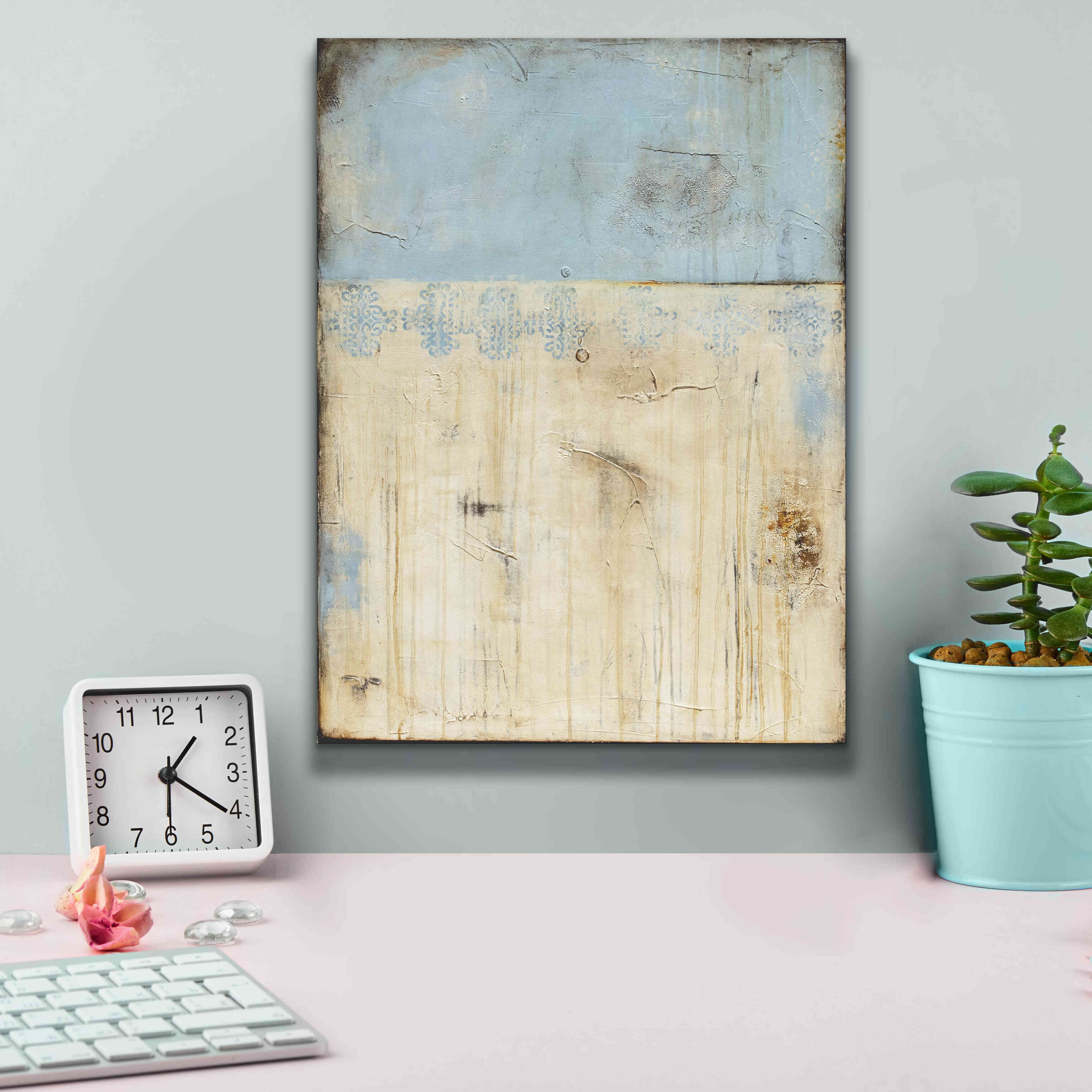 'Shabby Cottage' by Erin Ashley, Giclee Canvas Wall Art,12 x 16