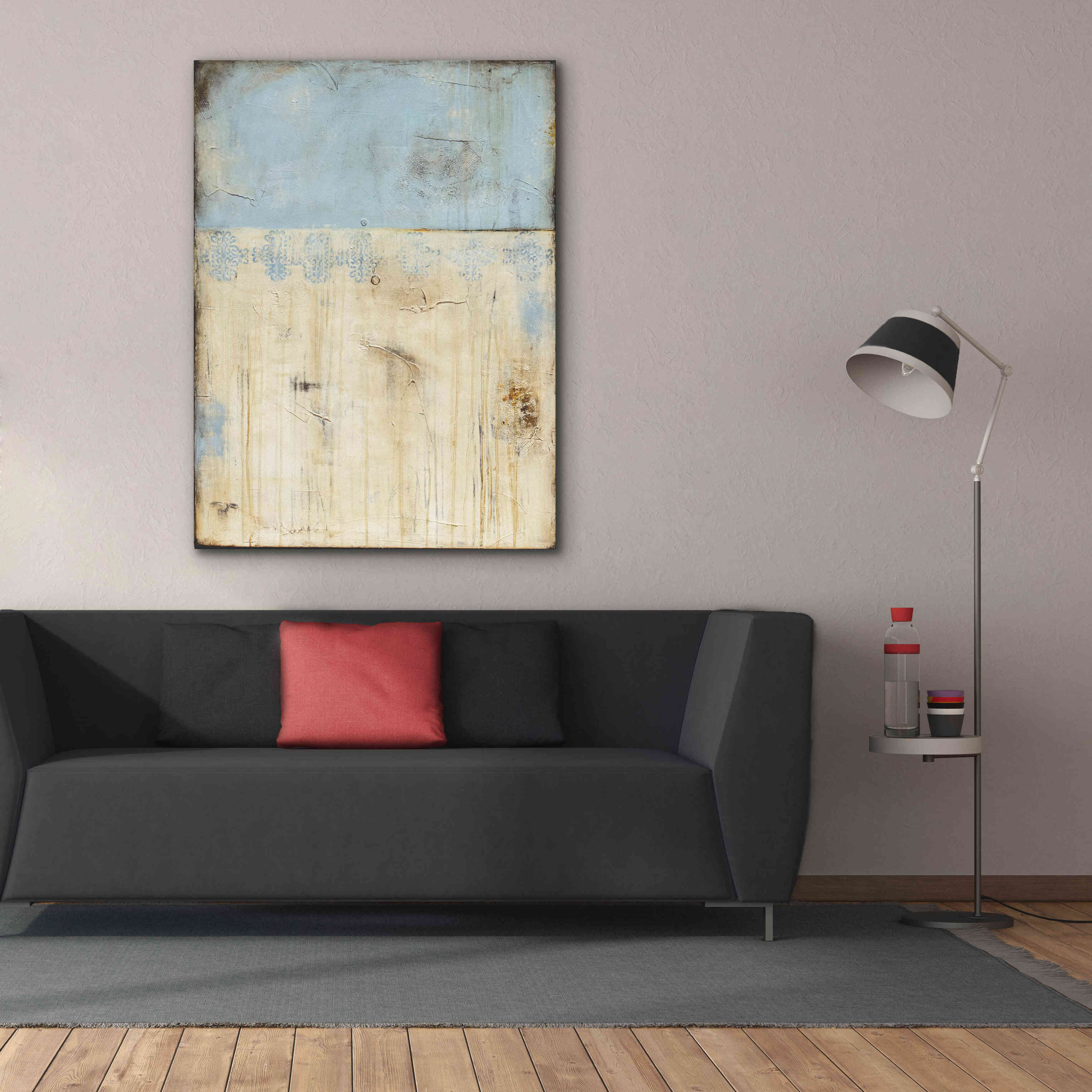 'Shabby Cottage' by Erin Ashley, Giclee Canvas Wall Art,40 x 54