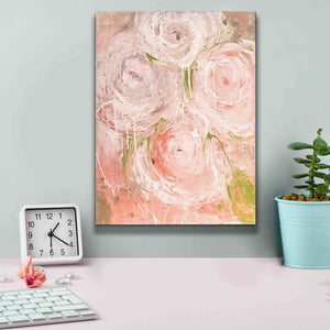 'Vintage Rose' by Erin Ashley, Giclee Canvas Wall Art,12 x 16