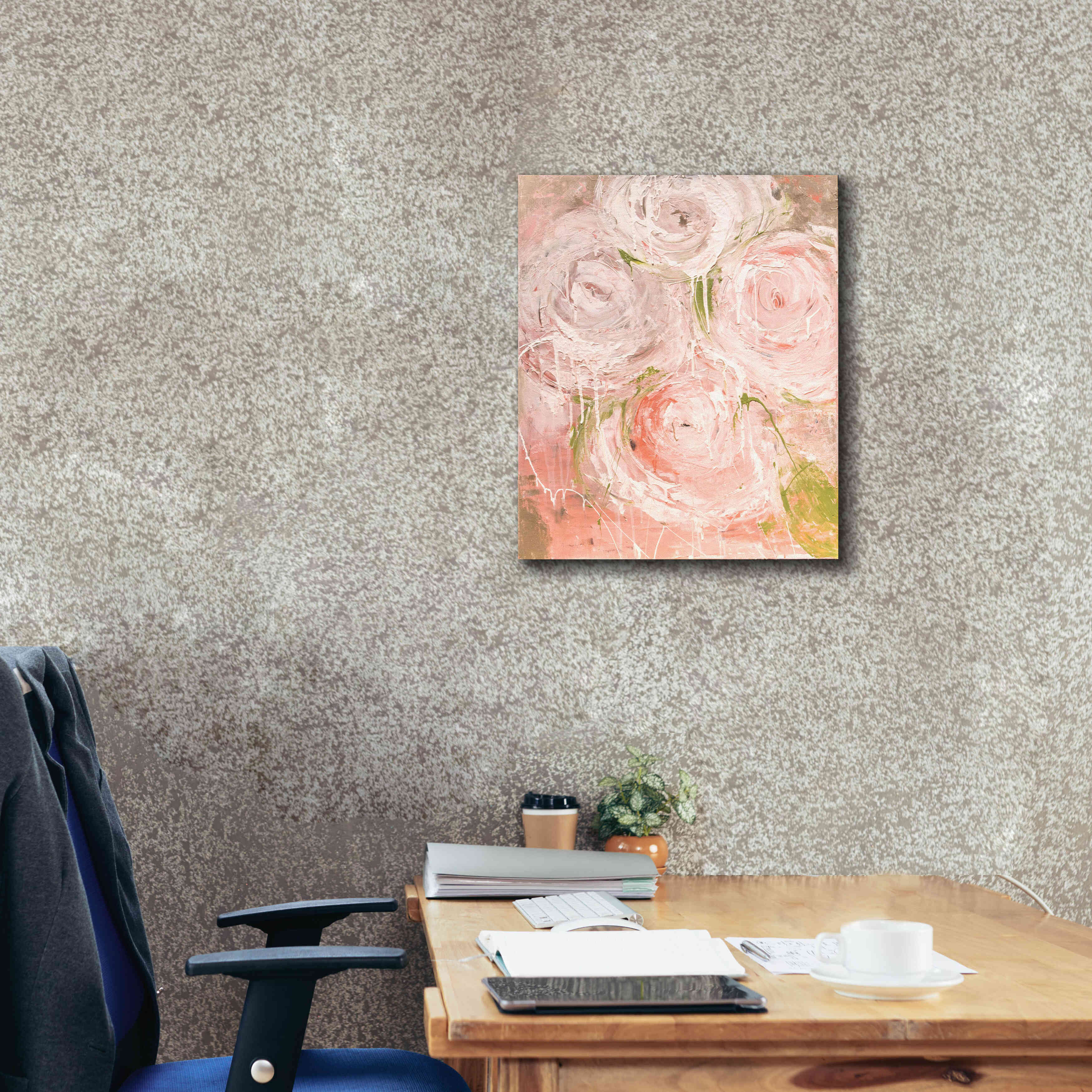 'Vintage Rose' by Erin Ashley, Giclee Canvas Wall Art,20 x 24