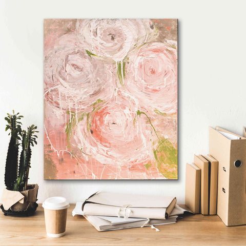 Image of 'Vintage Rose' by Erin Ashley, Giclee Canvas Wall Art,20 x 24