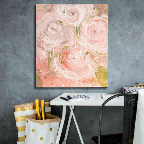 Image of 'Vintage Rose' by Erin Ashley, Giclee Canvas Wall Art,26 x 30