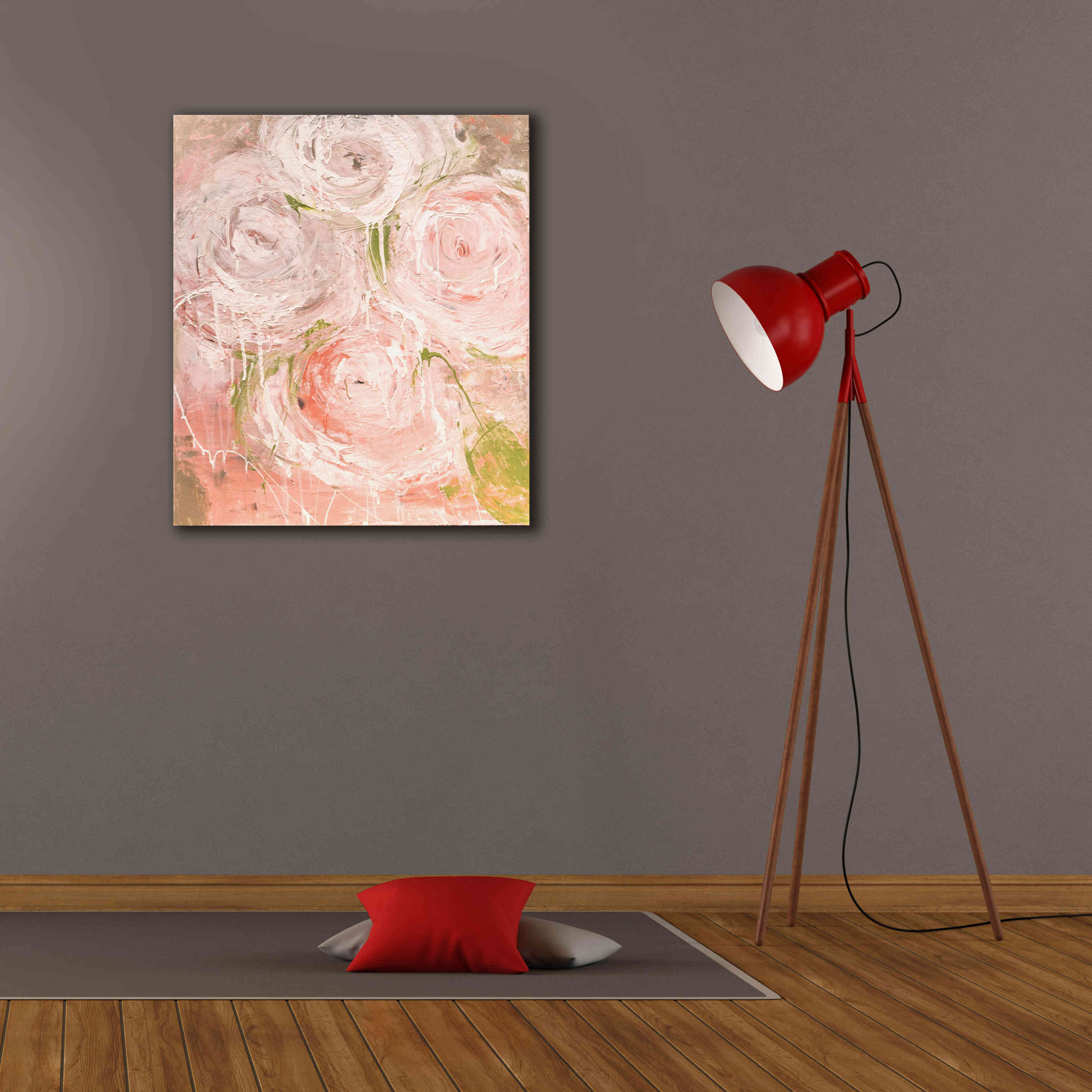 'Vintage Rose' by Erin Ashley, Giclee Canvas Wall Art,26 x 30