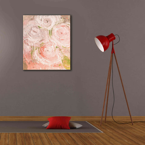 Image of 'Vintage Rose' by Erin Ashley, Giclee Canvas Wall Art,26 x 30
