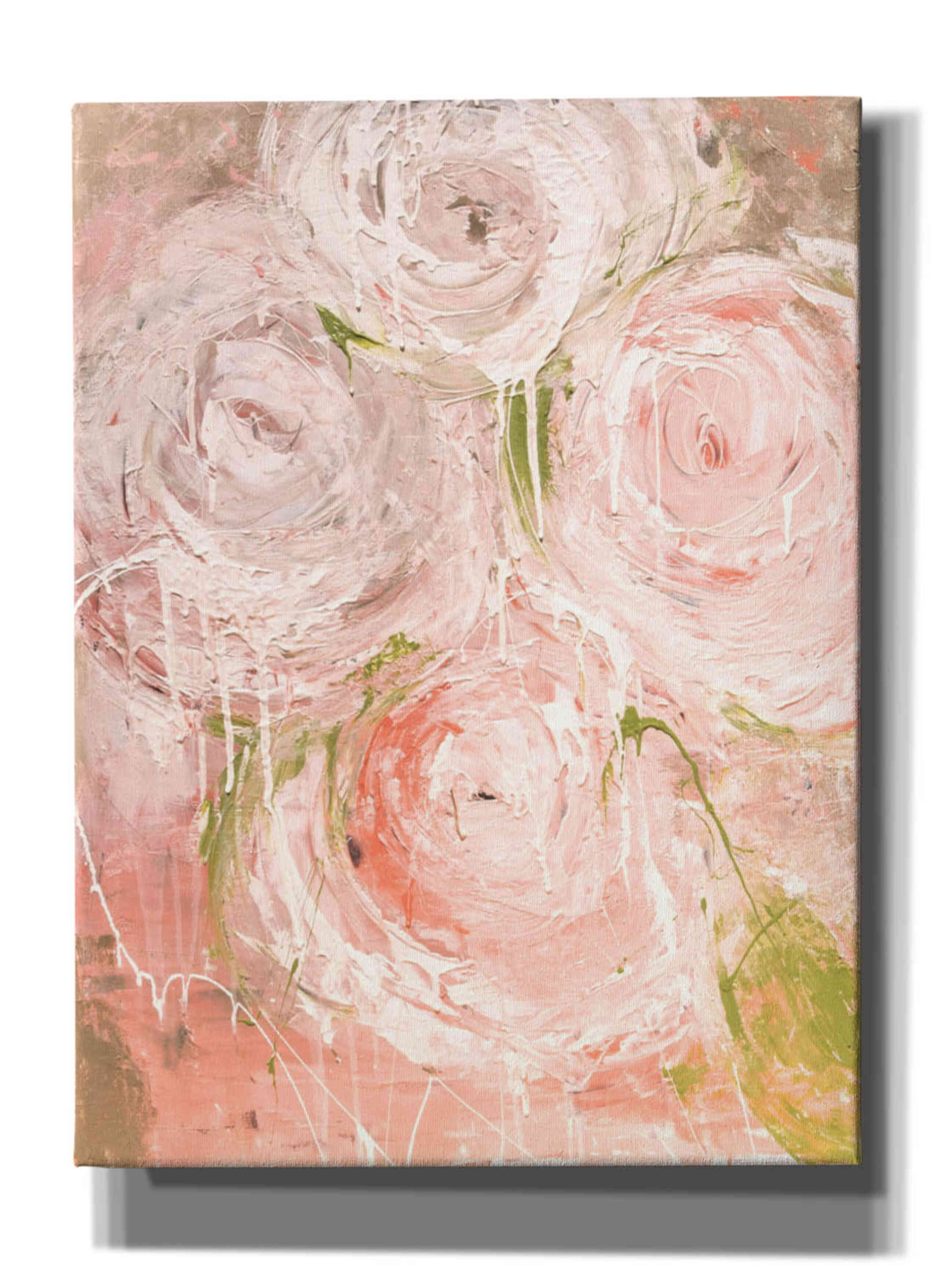 'Vintage Rose' by Erin Ashley, Giclee Canvas Wall Art
