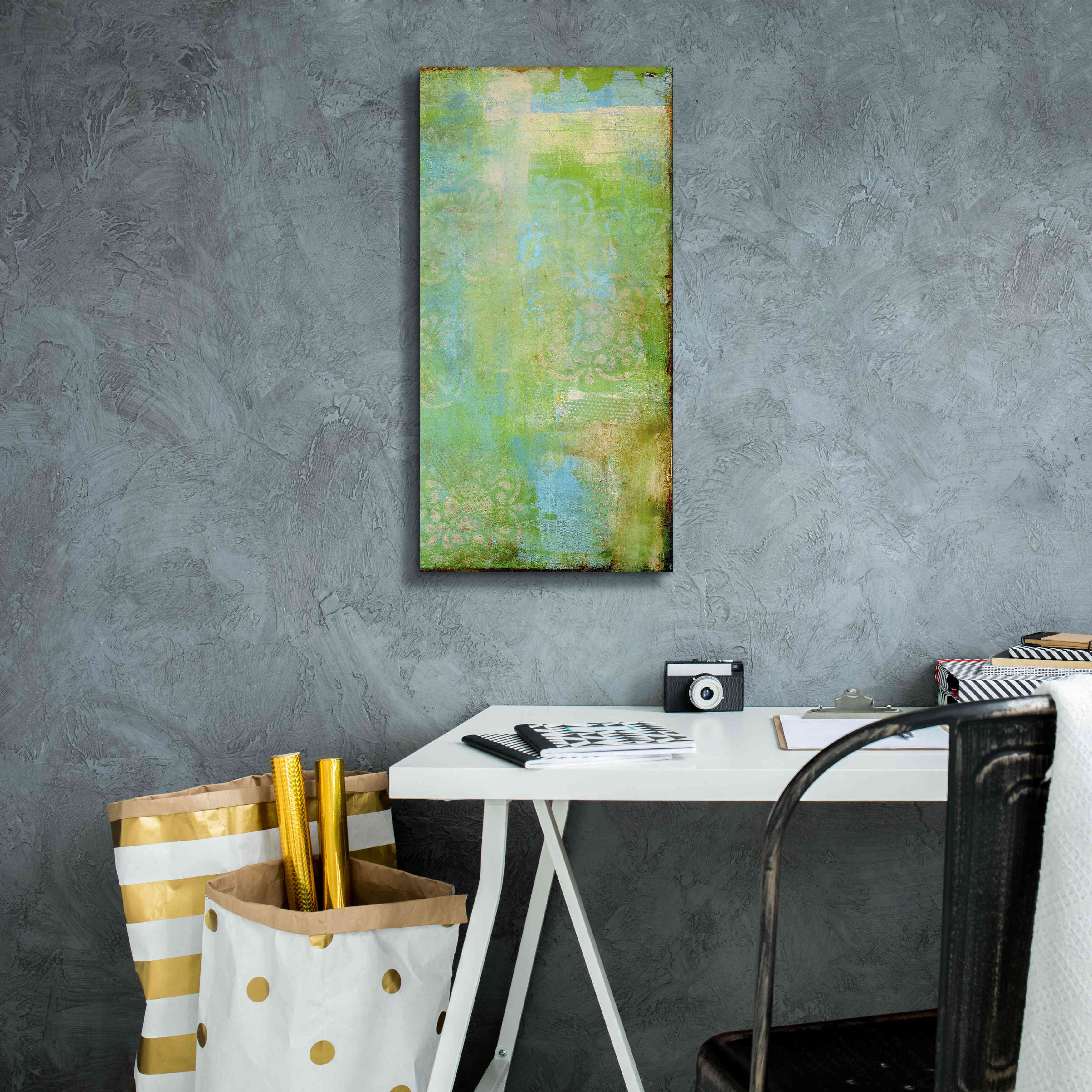 'Vintage Summer I' by Erin Ashley, Giclee Canvas Wall Art,12 x 24