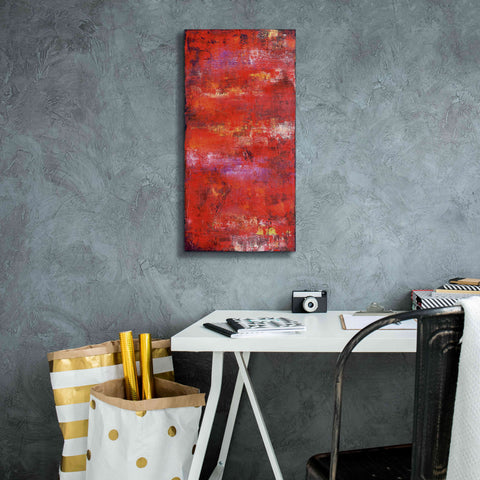 Image of 'Red Door II' by Erin Ashley, Giclee Canvas Wall Art,12 x 24