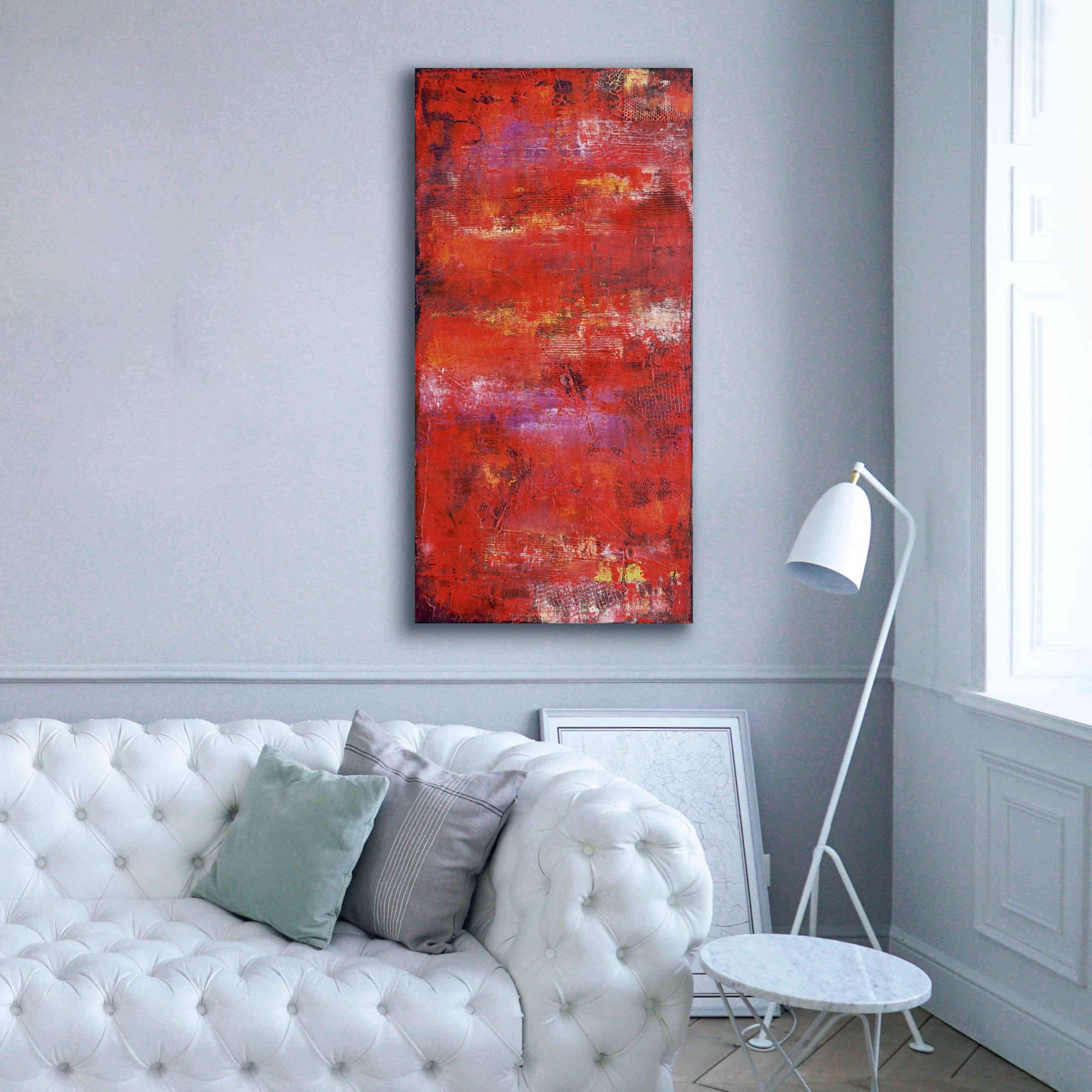 'Red Door II' by Erin Ashley, Giclee Canvas Wall Art,30 x 60
