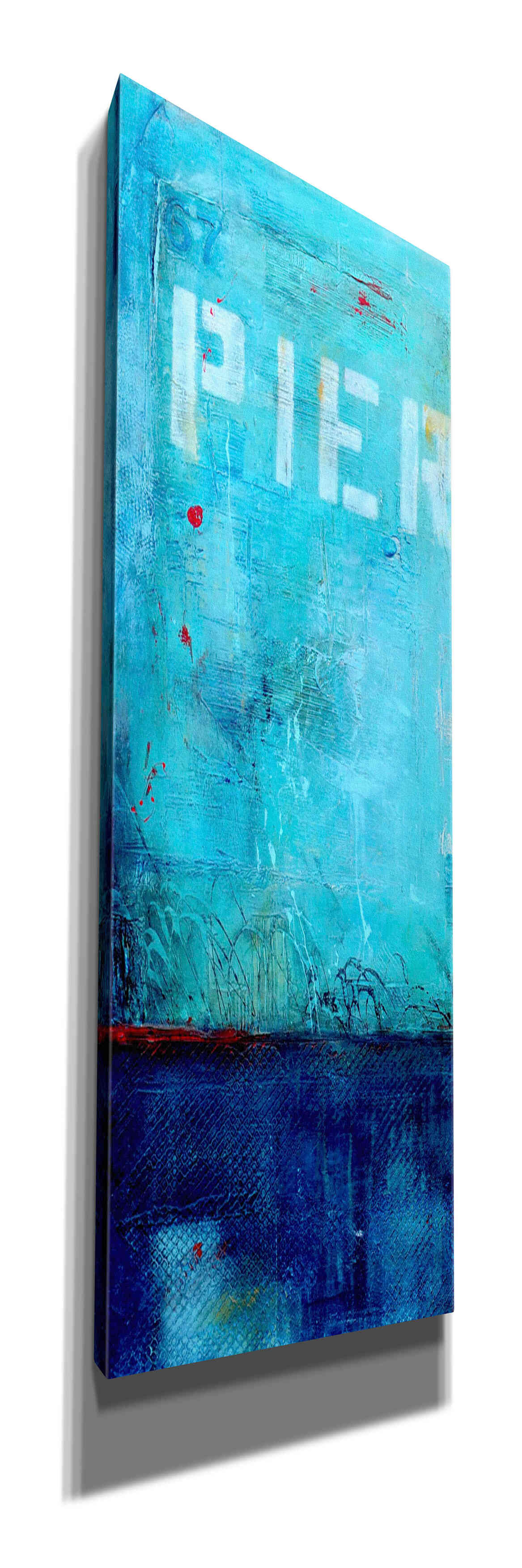 'Pier 34 I' by Erin Ashley, Giclee Canvas Wall Art