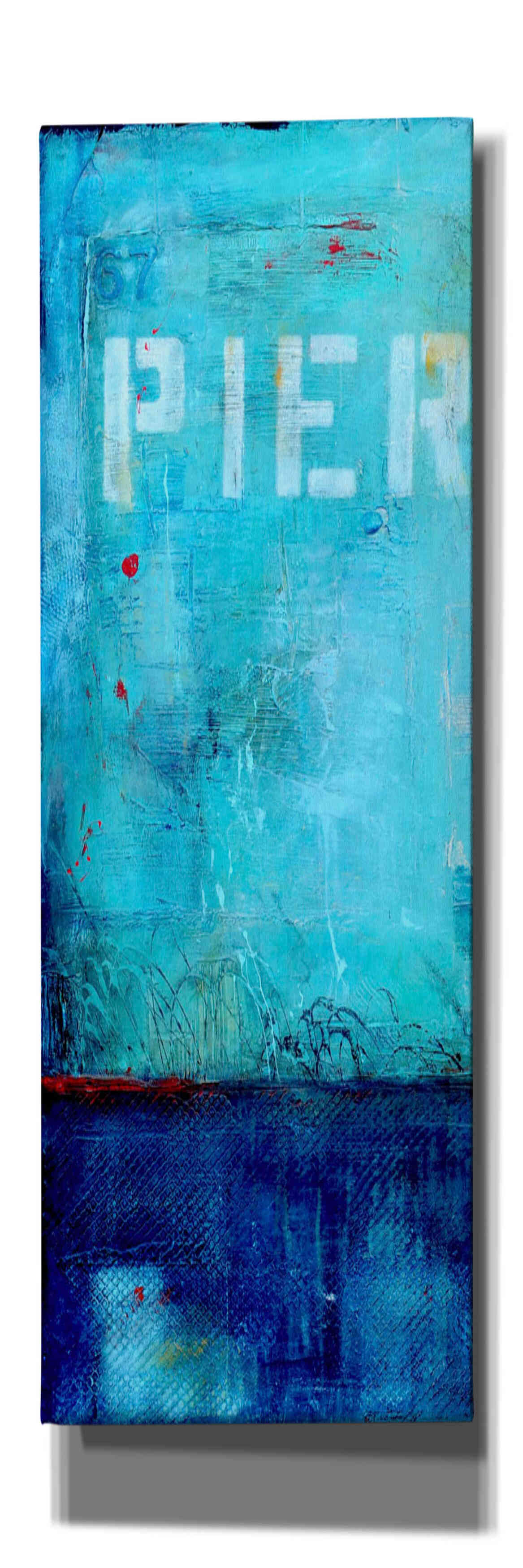 'Pier 34 I' by Erin Ashley, Giclee Canvas Wall Art