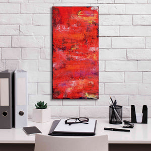 'Red Door I' by Erin Ashley, Giclee Canvas Wall Art,12 x 24
