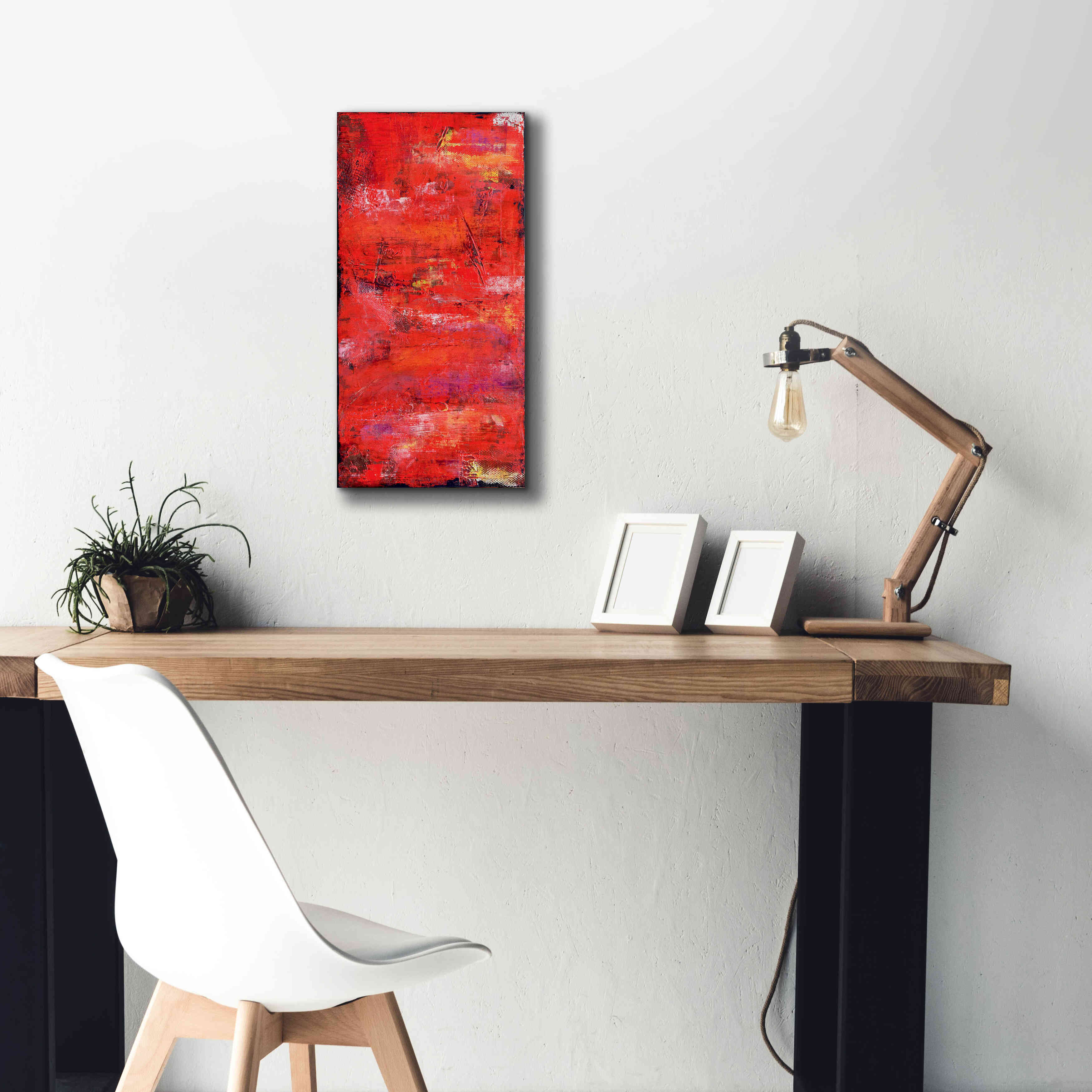 'Red Door I' by Erin Ashley, Giclee Canvas Wall Art,12 x 24