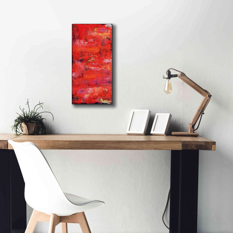 Image of 'Red Door I' by Erin Ashley, Giclee Canvas Wall Art,12 x 24