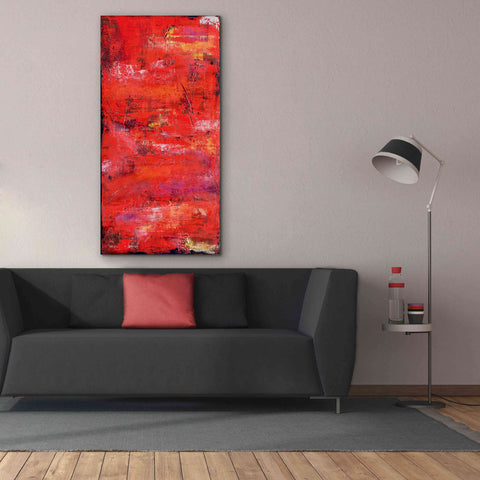 Image of 'Red Door I' by Erin Ashley, Giclee Canvas Wall Art,30 x 60