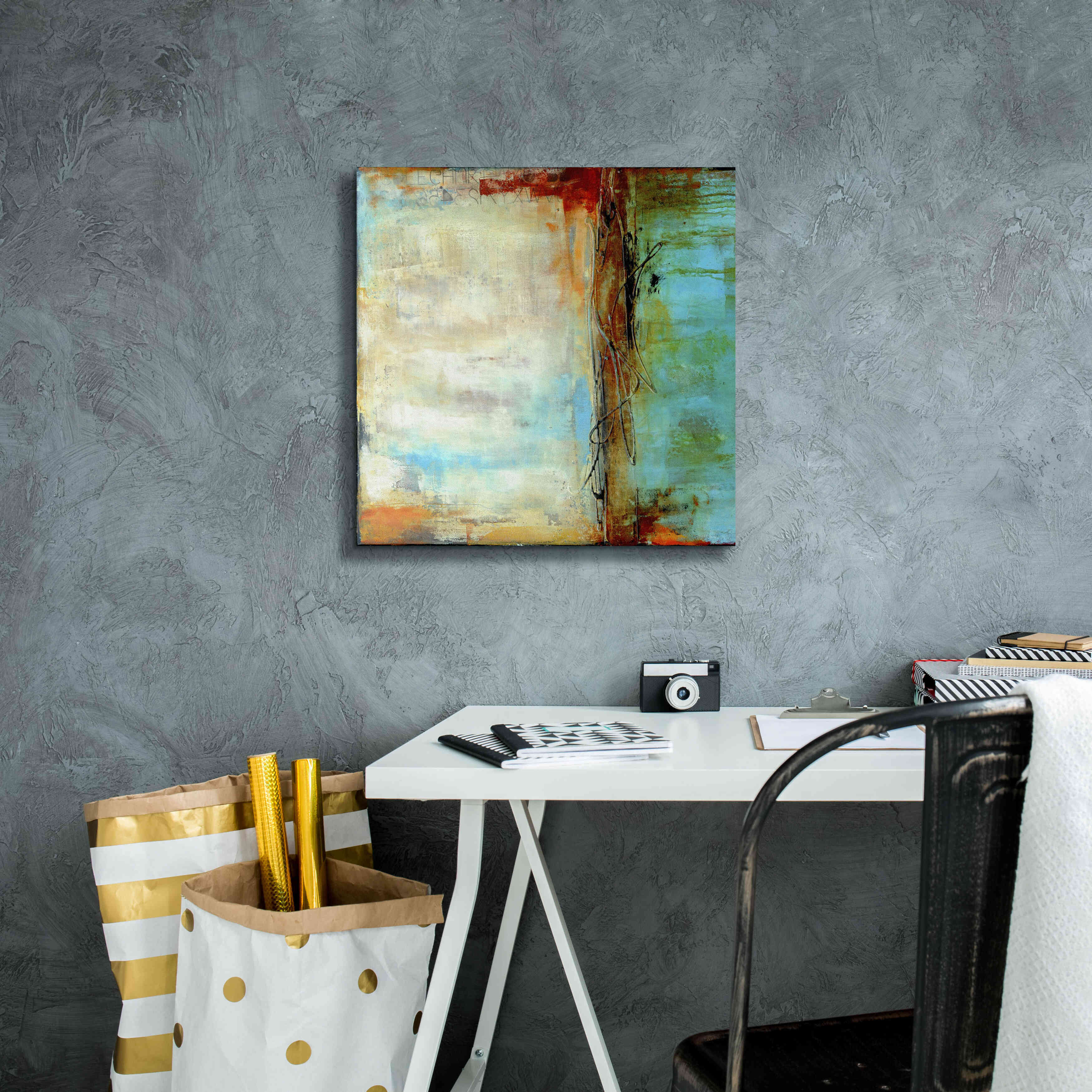 'Urban East II' by Erin Ashley, Giclee Canvas Wall Art,18 x 18