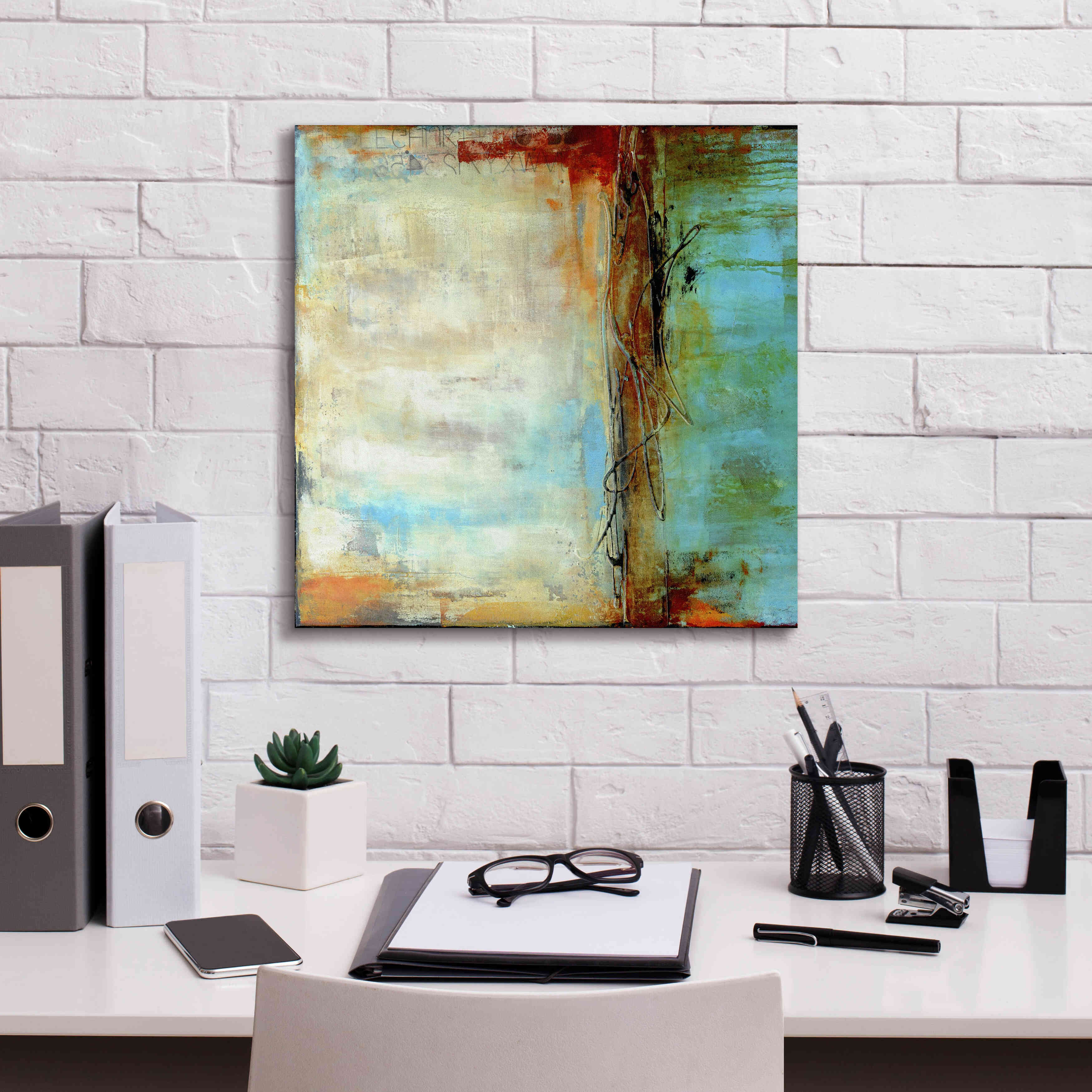 'Urban East II' by Erin Ashley, Giclee Canvas Wall Art,18 x 18