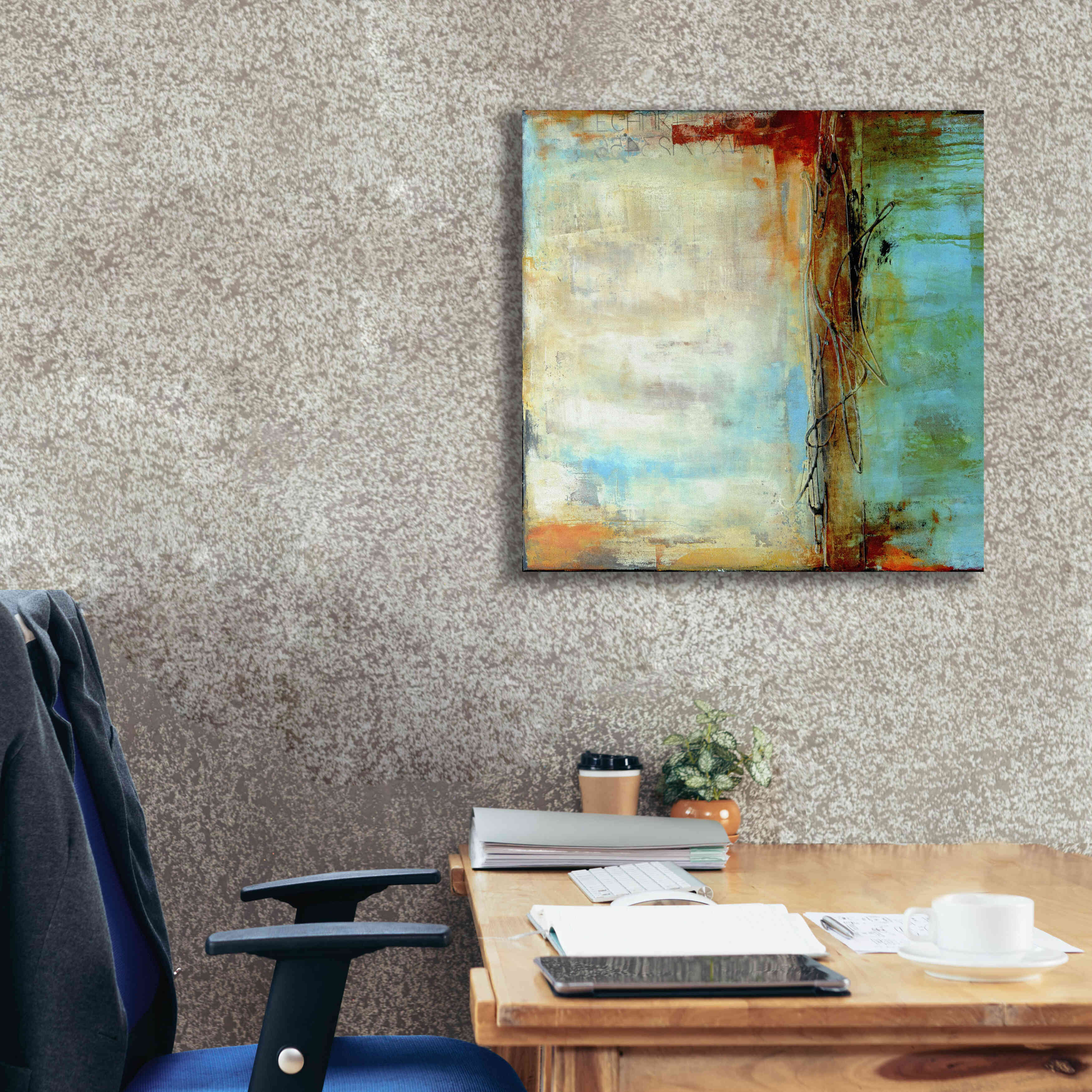 'Urban East II' by Erin Ashley, Giclee Canvas Wall Art,26 x 26