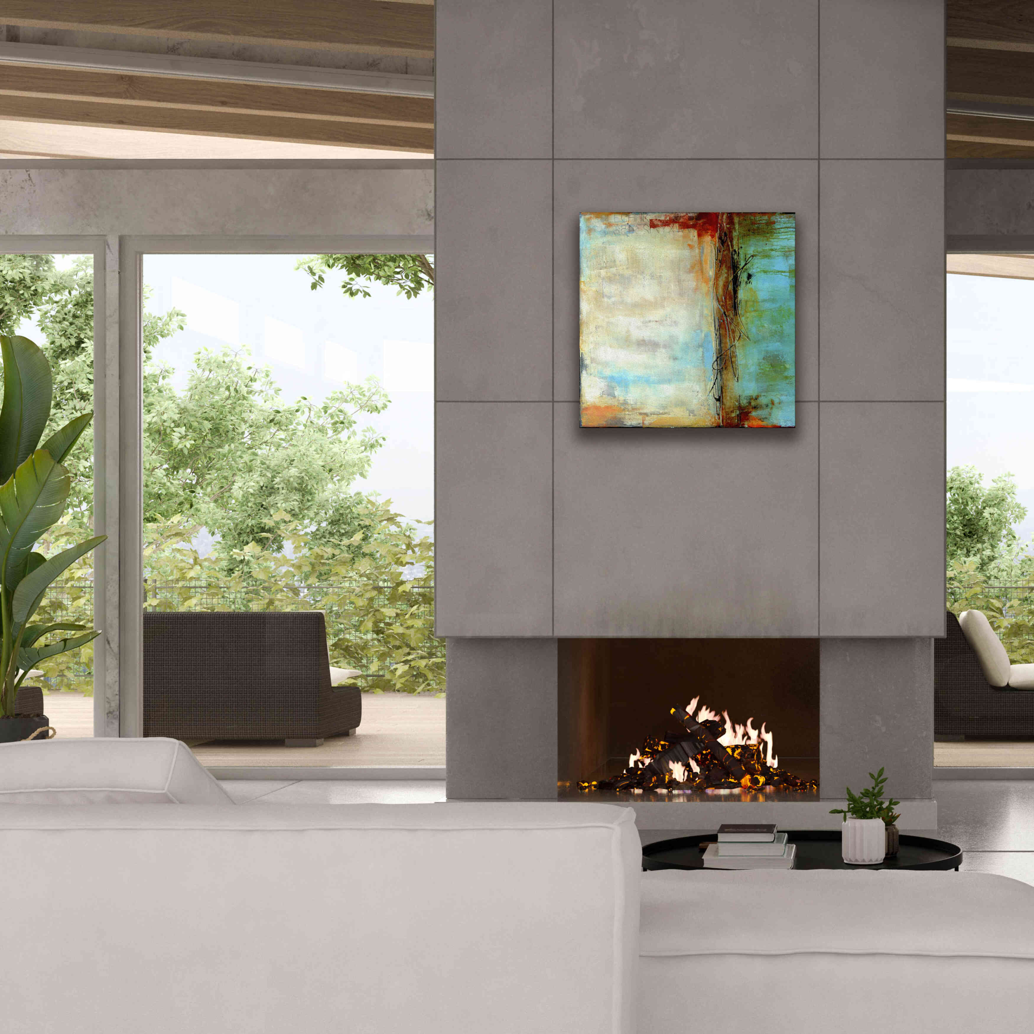 'Urban East II' by Erin Ashley, Giclee Canvas Wall Art,26 x 26