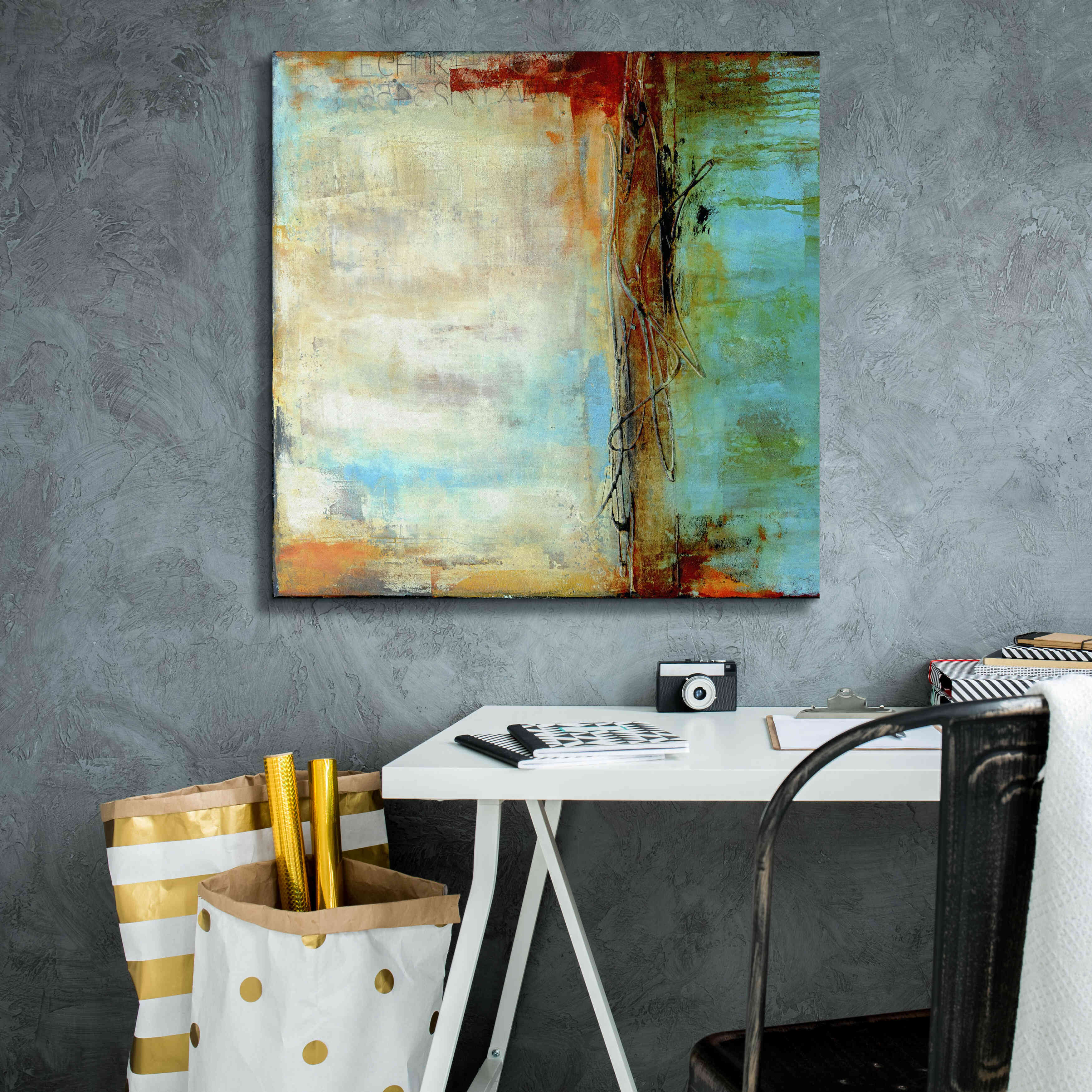 'Urban East II' by Erin Ashley, Giclee Canvas Wall Art,26 x 26