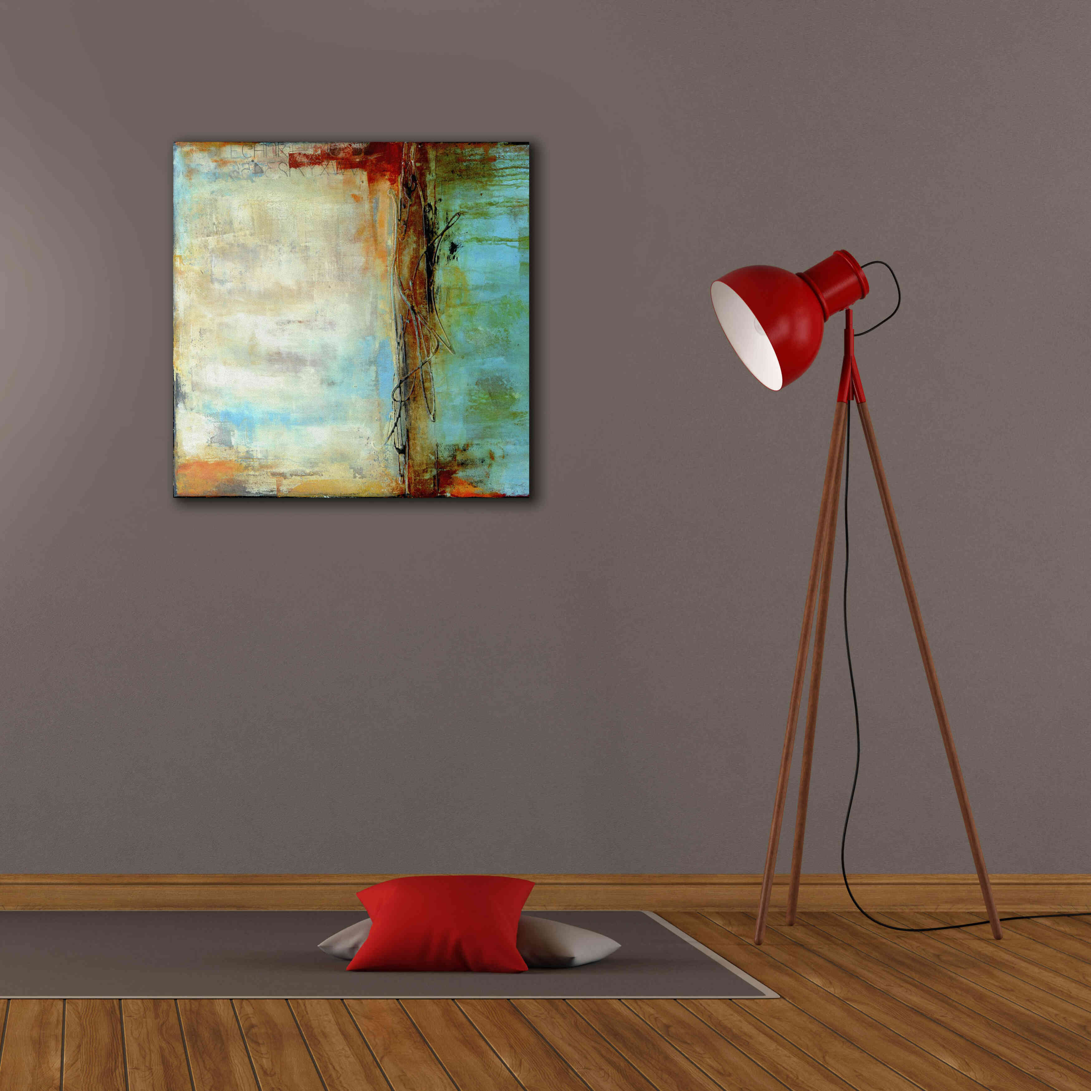 'Urban East II' by Erin Ashley, Giclee Canvas Wall Art,26 x 26