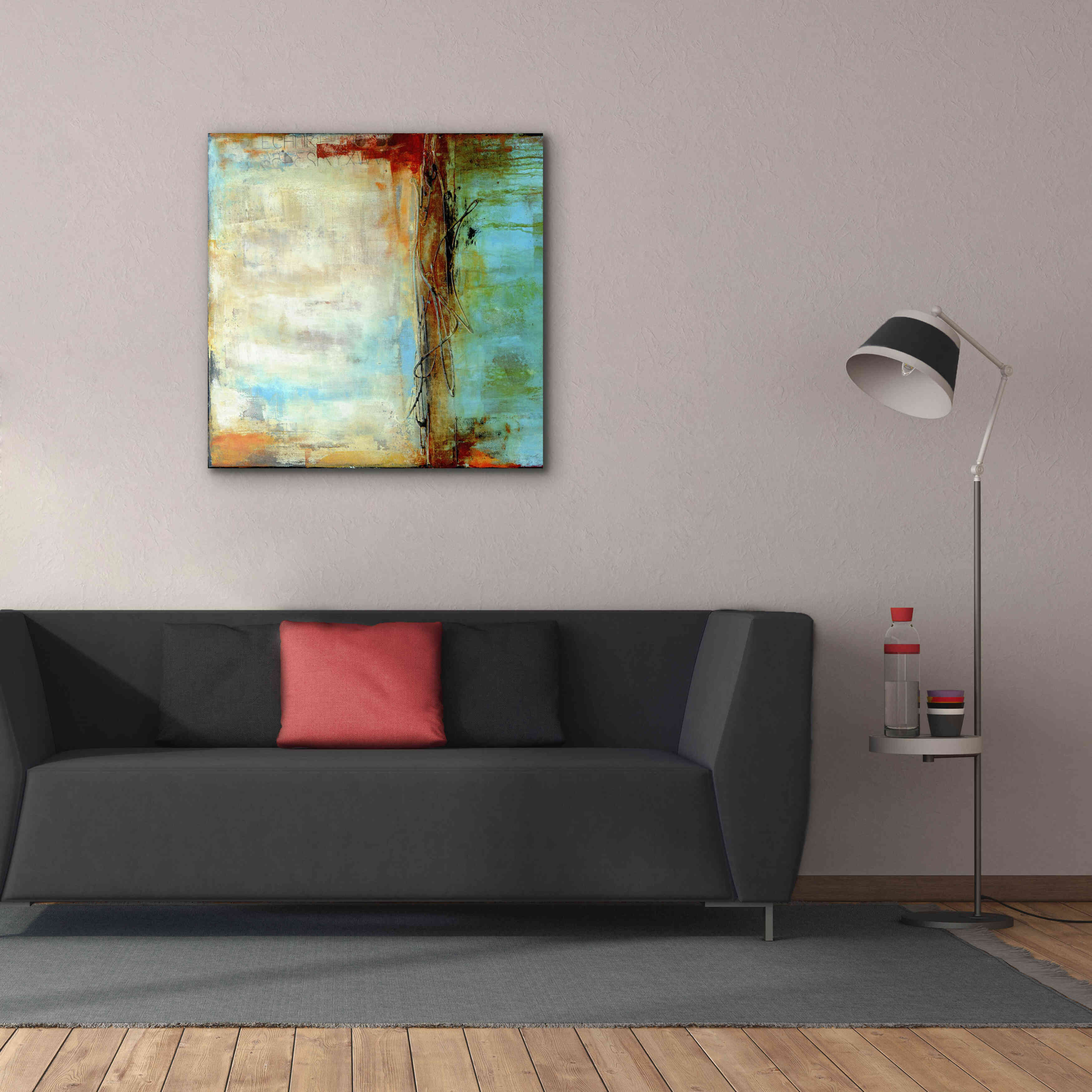 'Urban East II' by Erin Ashley, Giclee Canvas Wall Art,37 x 37