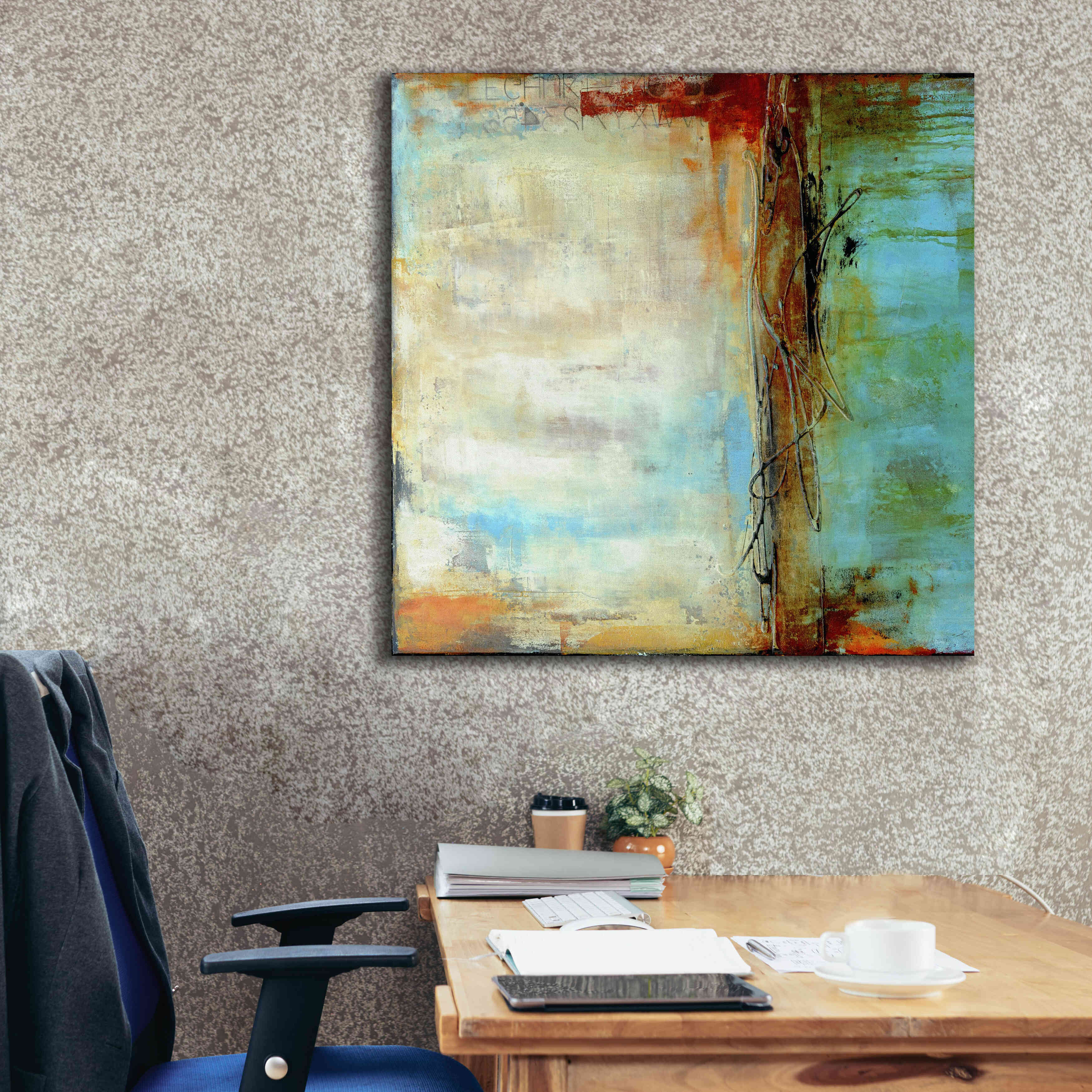 'Urban East II' by Erin Ashley, Giclee Canvas Wall Art,37 x 37