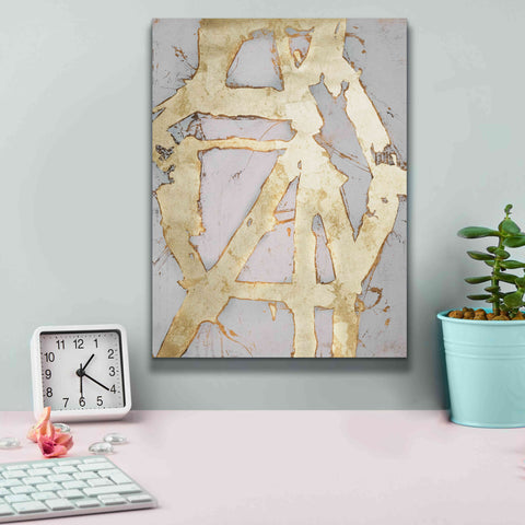 Image of 'Ace of Spades in Gold I' by Erin Ashley, Giclee Canvas Wall Art,12 x 16