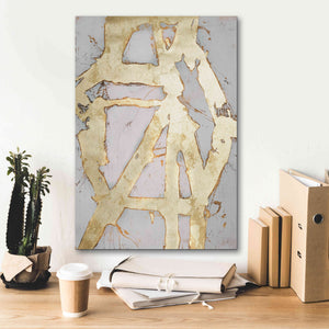 'Ace of Spades in Gold I' by Erin Ashley, Giclee Canvas Wall Art,18 x 26