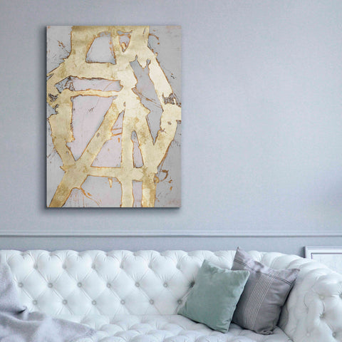 Image of 'Ace of Spades in Gold I' by Erin Ashley, Giclee Canvas Wall Art,40 x 54